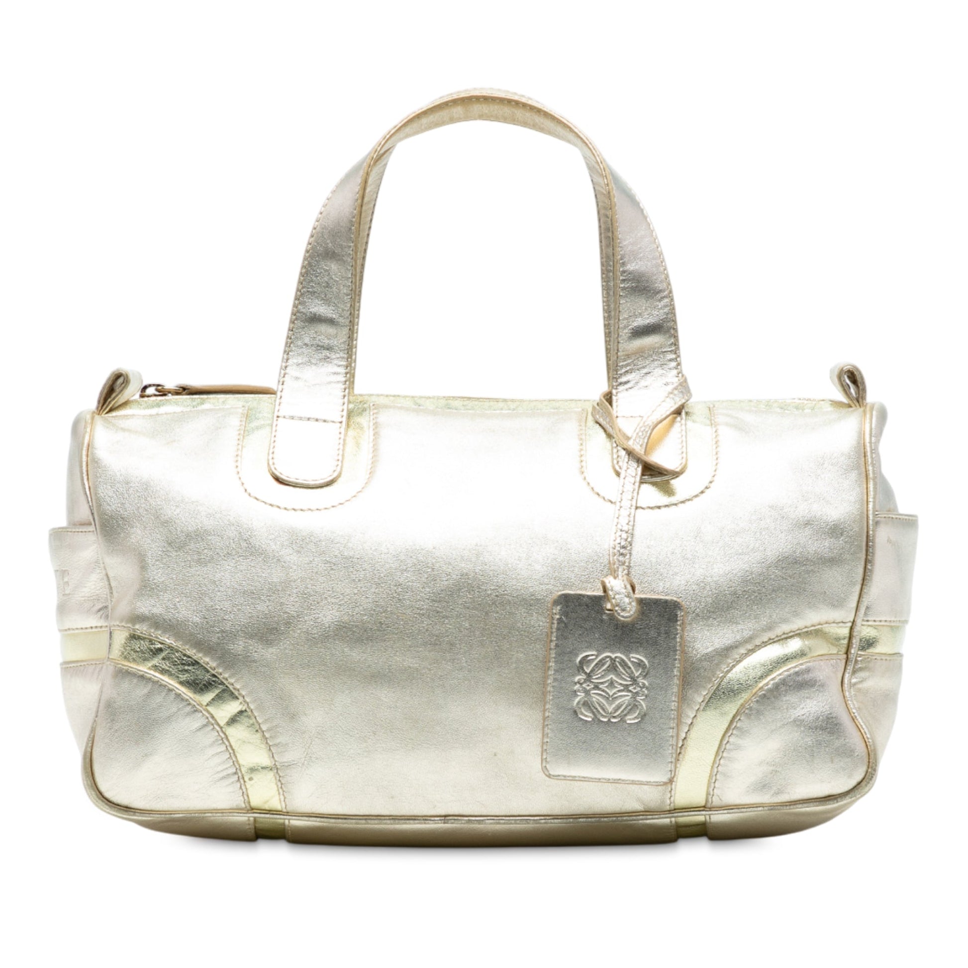 LOEWE Metallic Leather Handbag