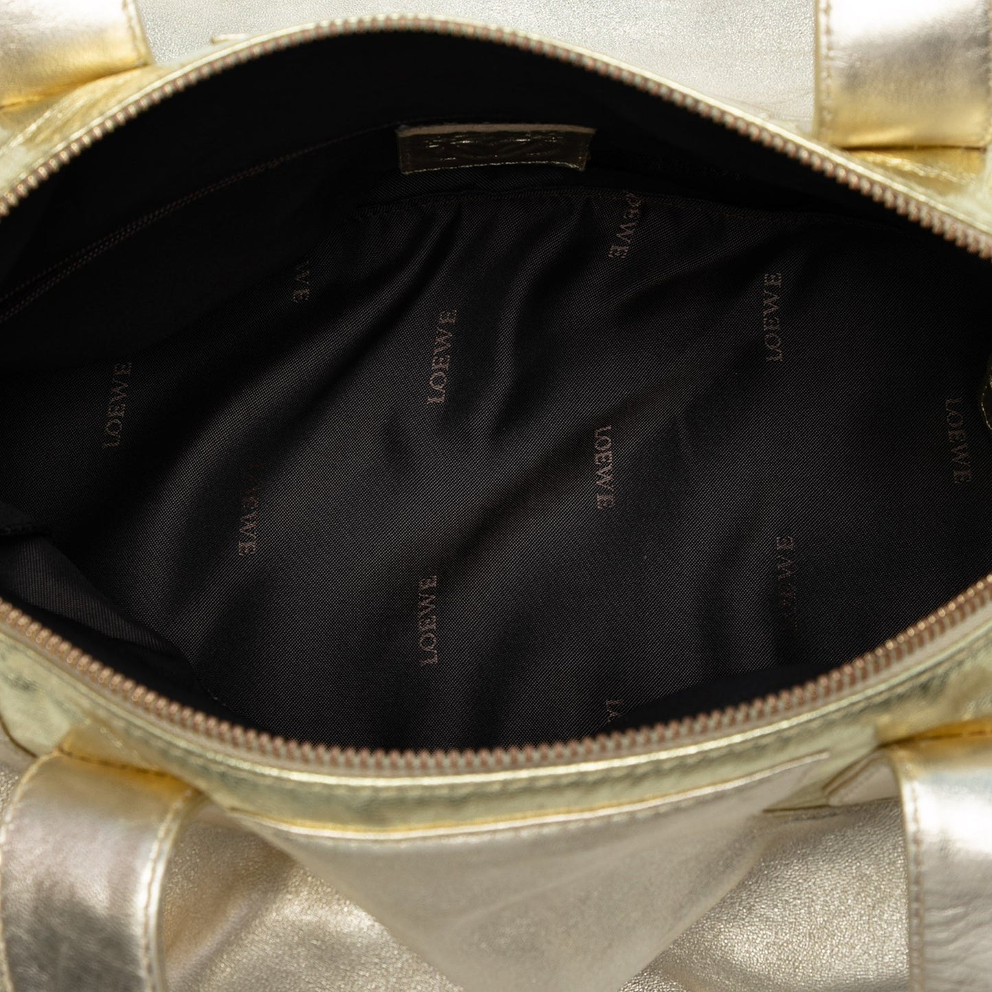 LOEWE Metallic Leather Handbag