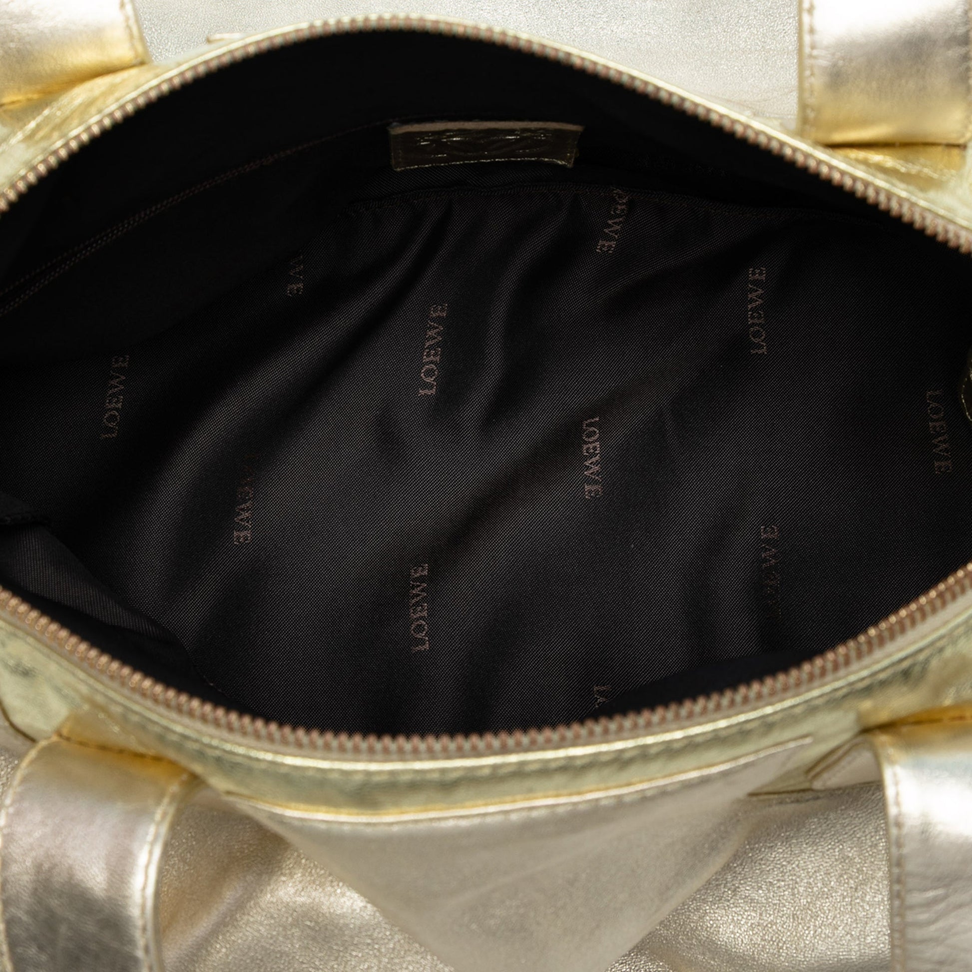 LOEWE Metallic Leather Handbag
