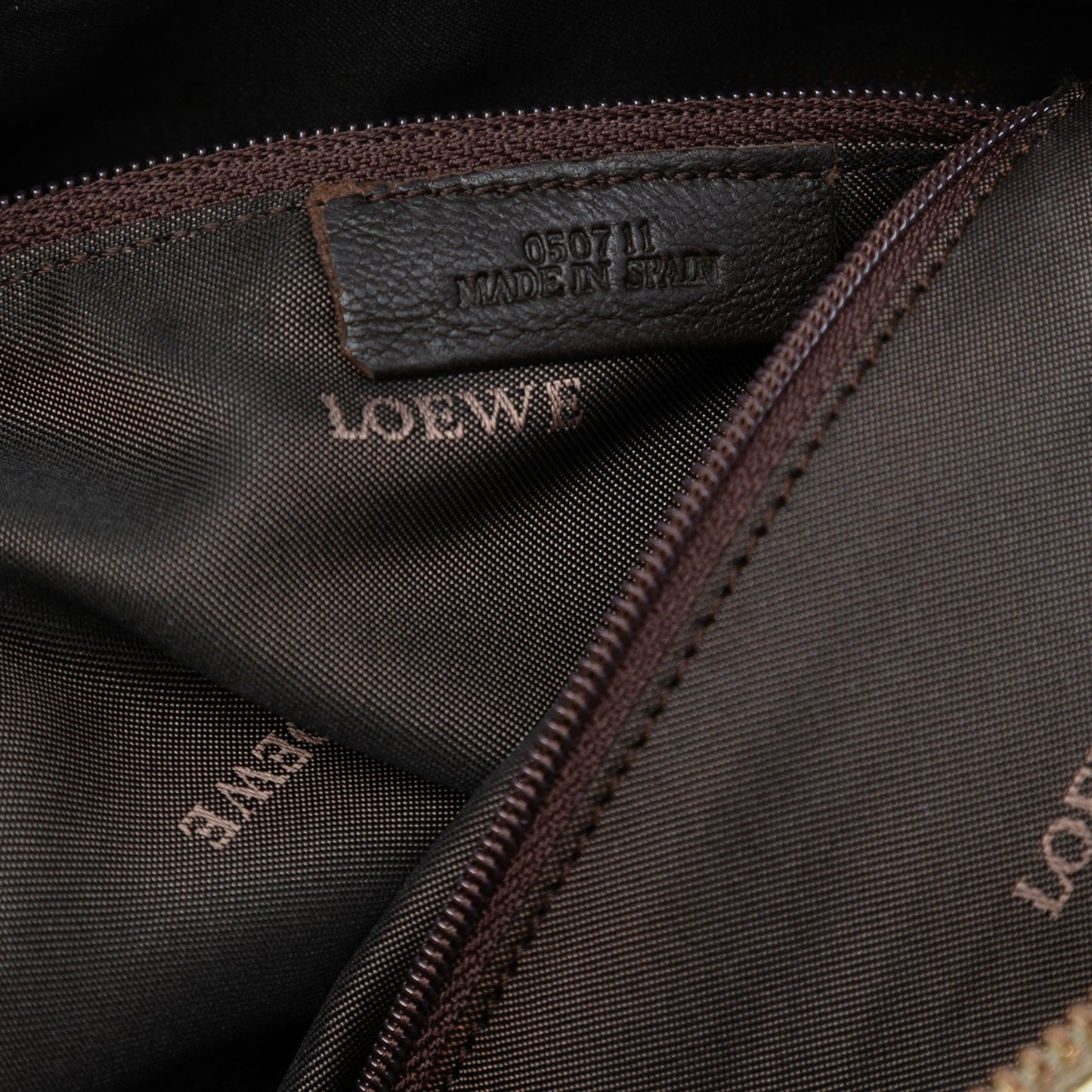 LOEWE Metallic Leather Handbag