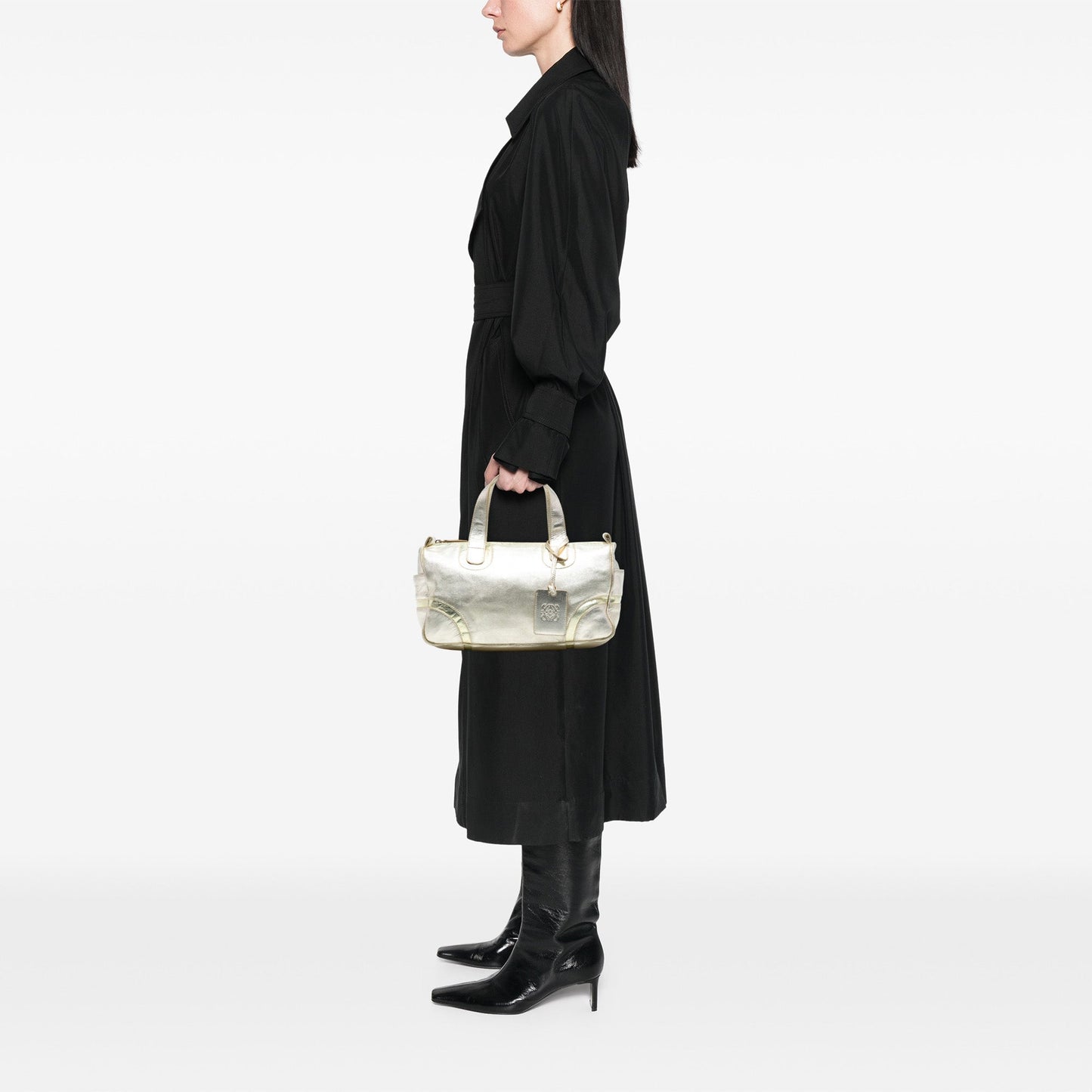 LOEWE Metallic Leather Handbag