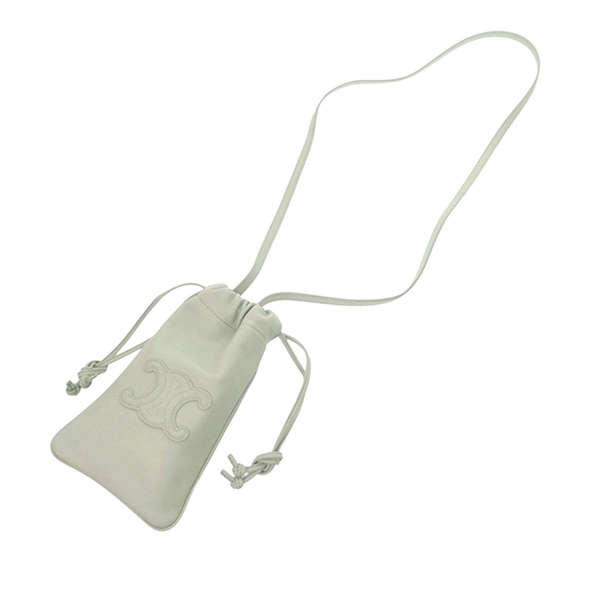 Calfskin Cuir Triomphe Phone Pouch