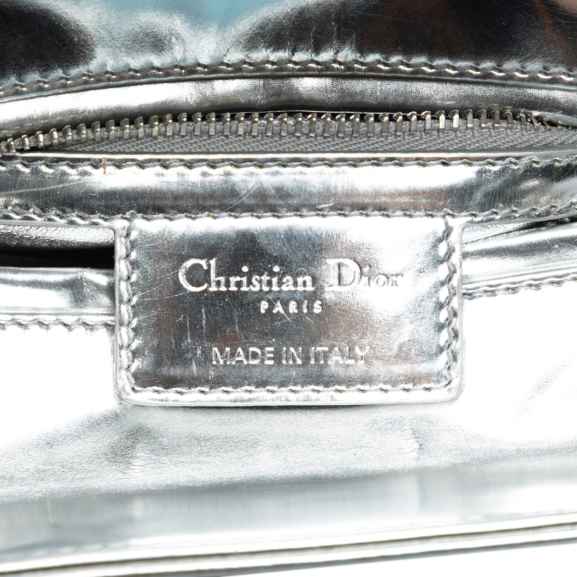 Dior Medium Metallic Patent Lady Dior