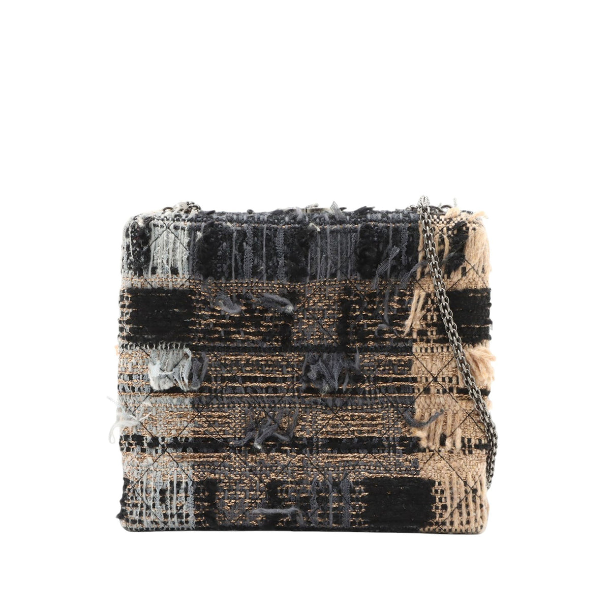 Chanel Multicolor Tweed Quadrato Box Crossbody Bag