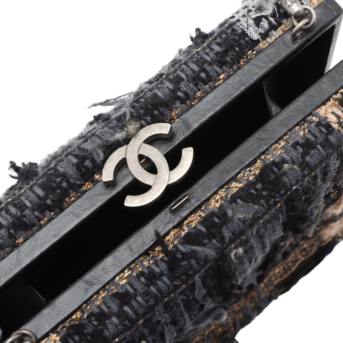 Chanel Multicolor Tweed Quadrato Box Crossbody Bag