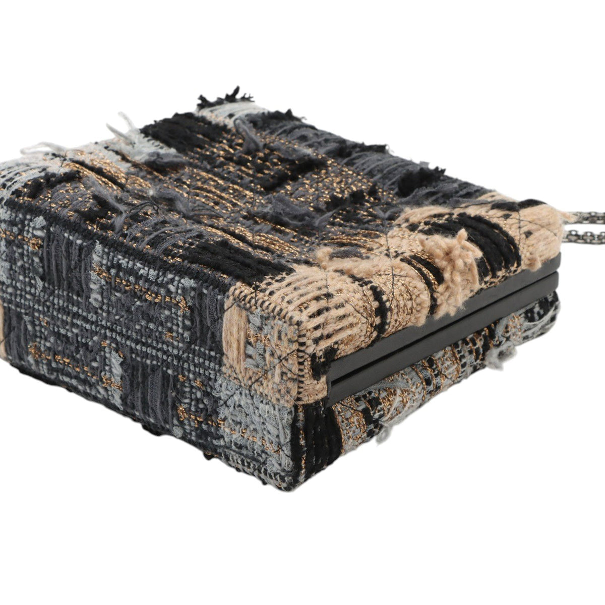 Chanel Multicolor Tweed Quadrato Box Crossbody Bag