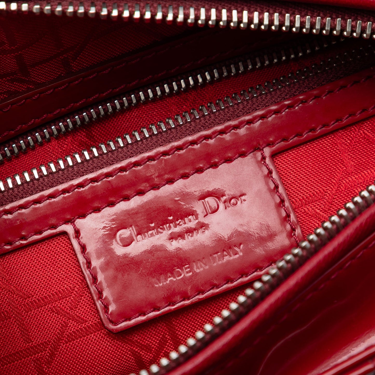 Dior Medium Patent Cannage Lady Dior
