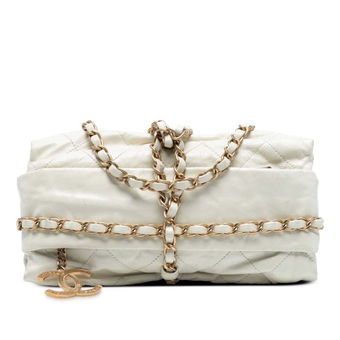 Chanel Quilted Calfskin Midnight Swim Baluchon Bag