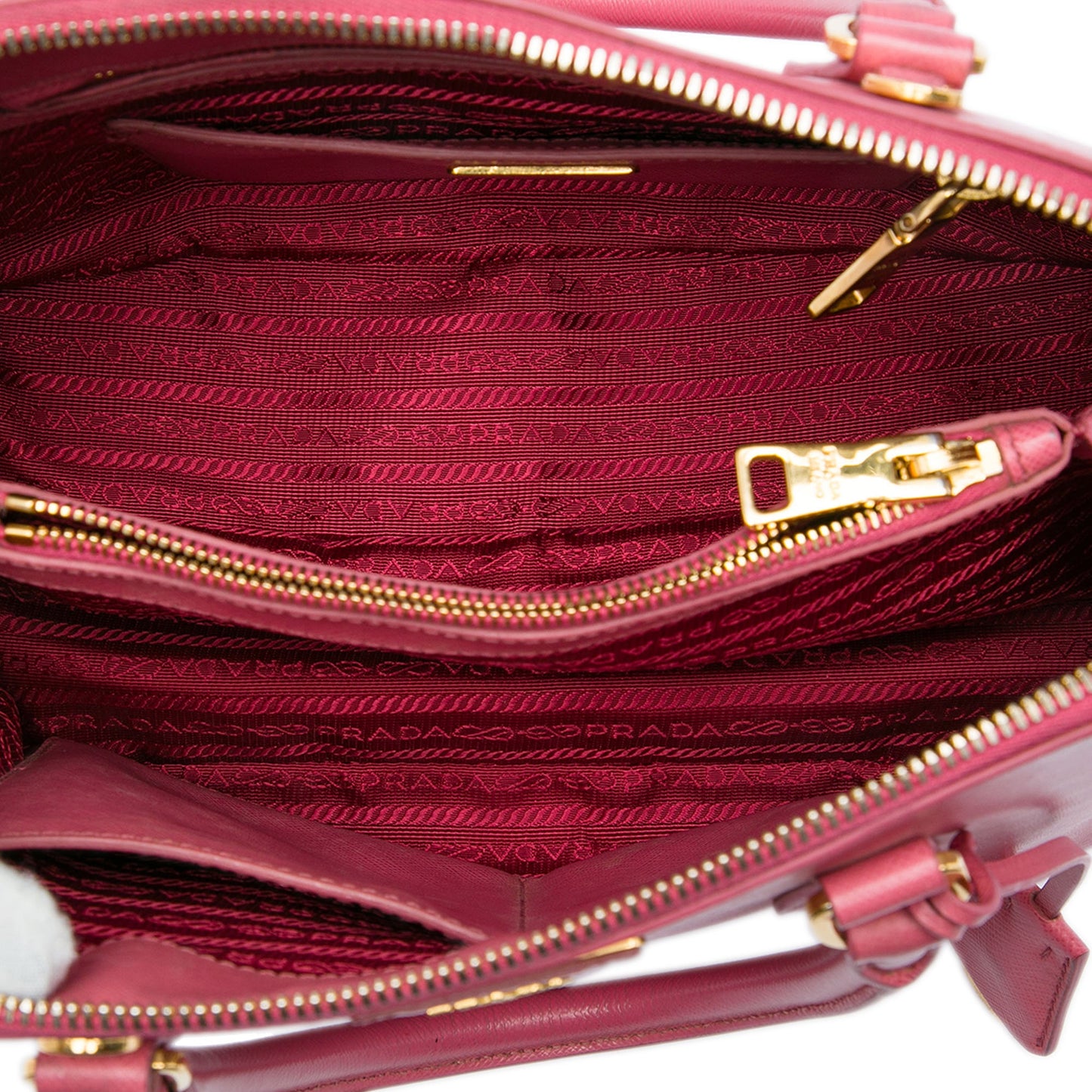 Prada Medium Saffiano Lux Promenade Satchel