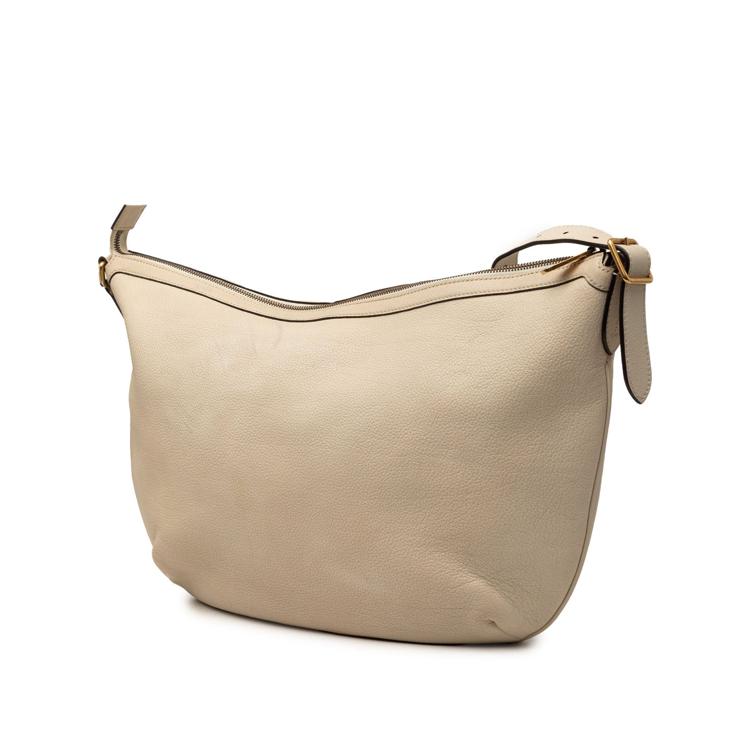 Gucci Leather Logo Half Moon Crossbody