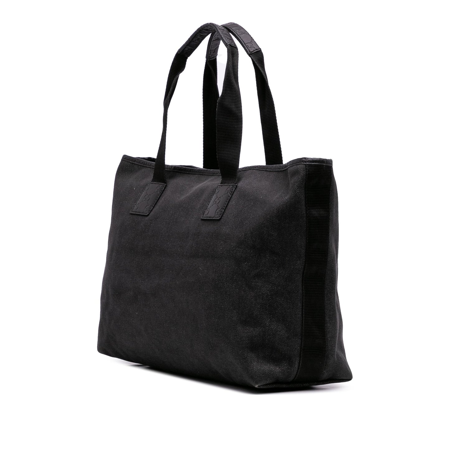 Gucci Guccissima Trimmed Denim Tote