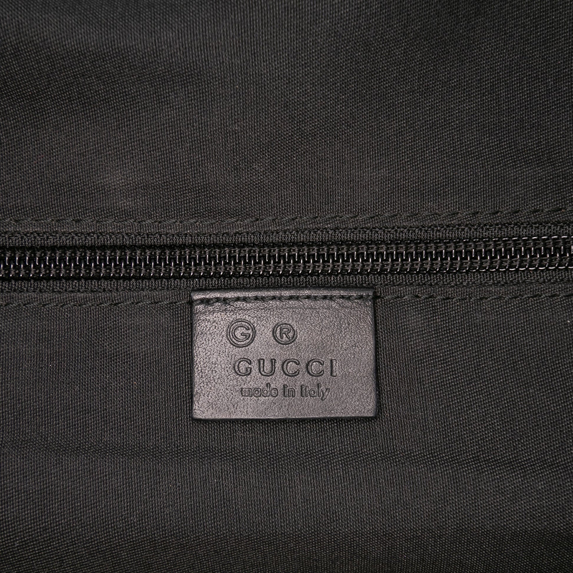 Gucci Guccissima Trimmed Denim Tote