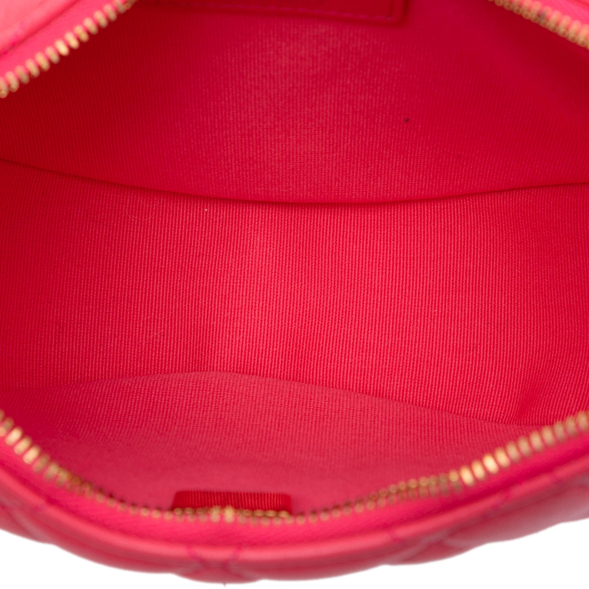 Chanel Small Quilted Lambskin Chain Around Hook Hobo Bag
