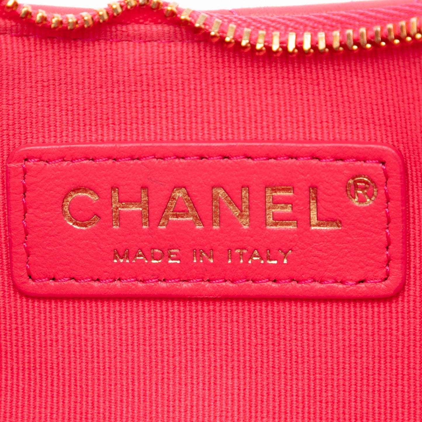 Chanel Small Quilted Lambskin Chain Around Hook Hobo Bag