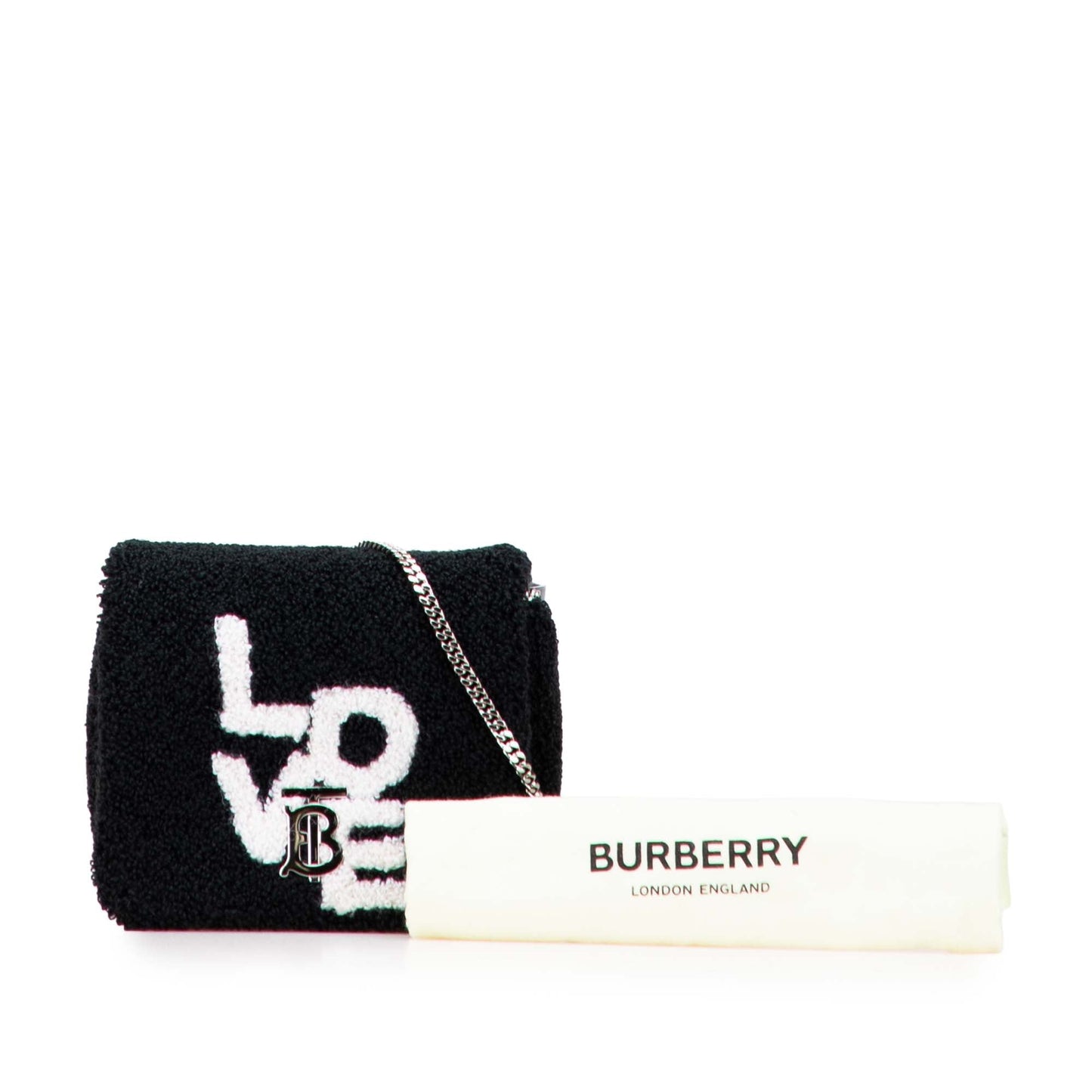 Burberry Mini Terry Cloth Lola Love Crossbody