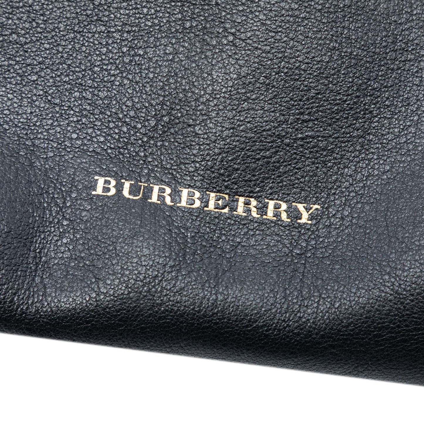 Burberry Medium Leather and House Check Banner Satchel