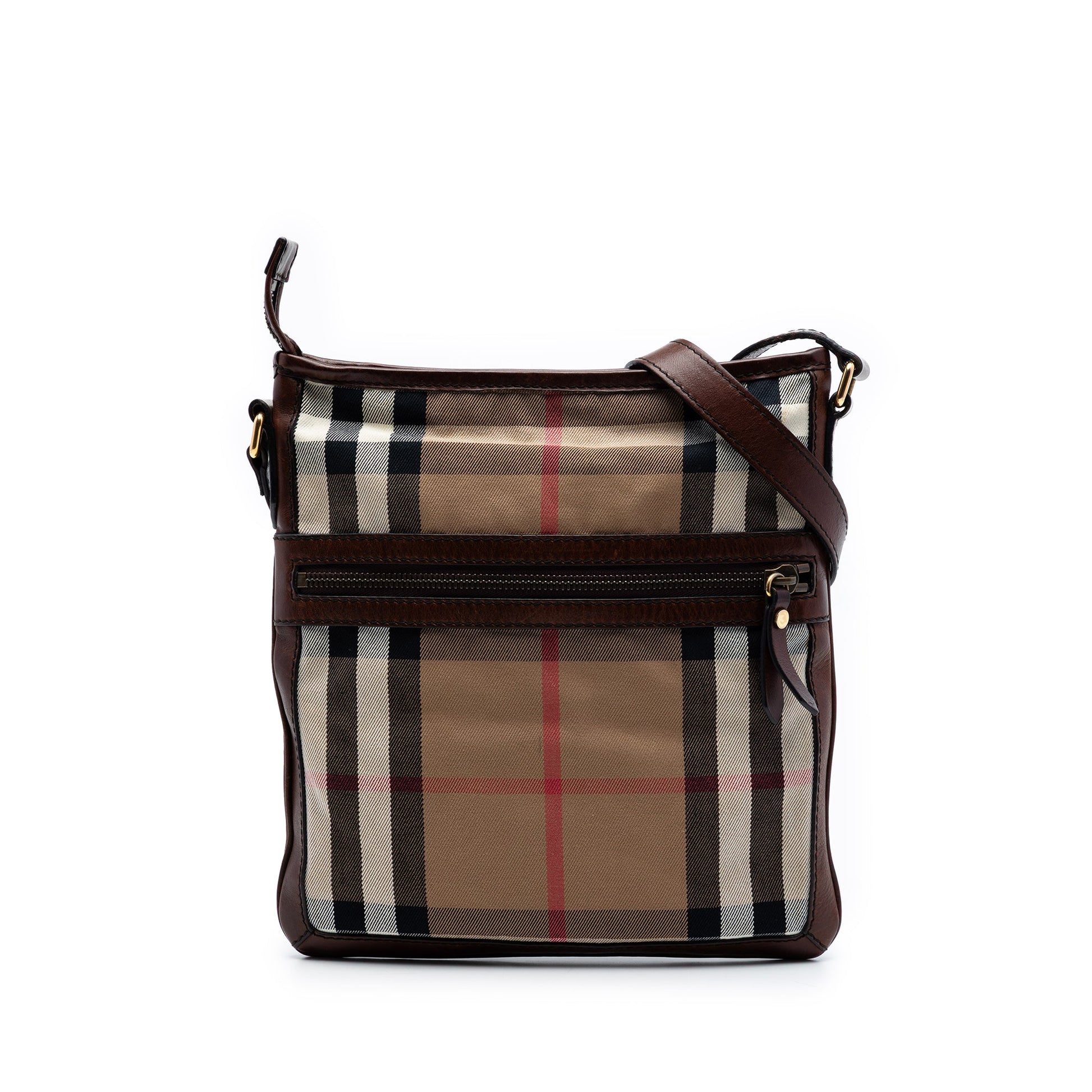 Burberry Exploded Check Canvas Crossbody