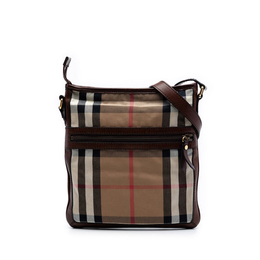 Burberry Exploded Check Canvas Crossbody