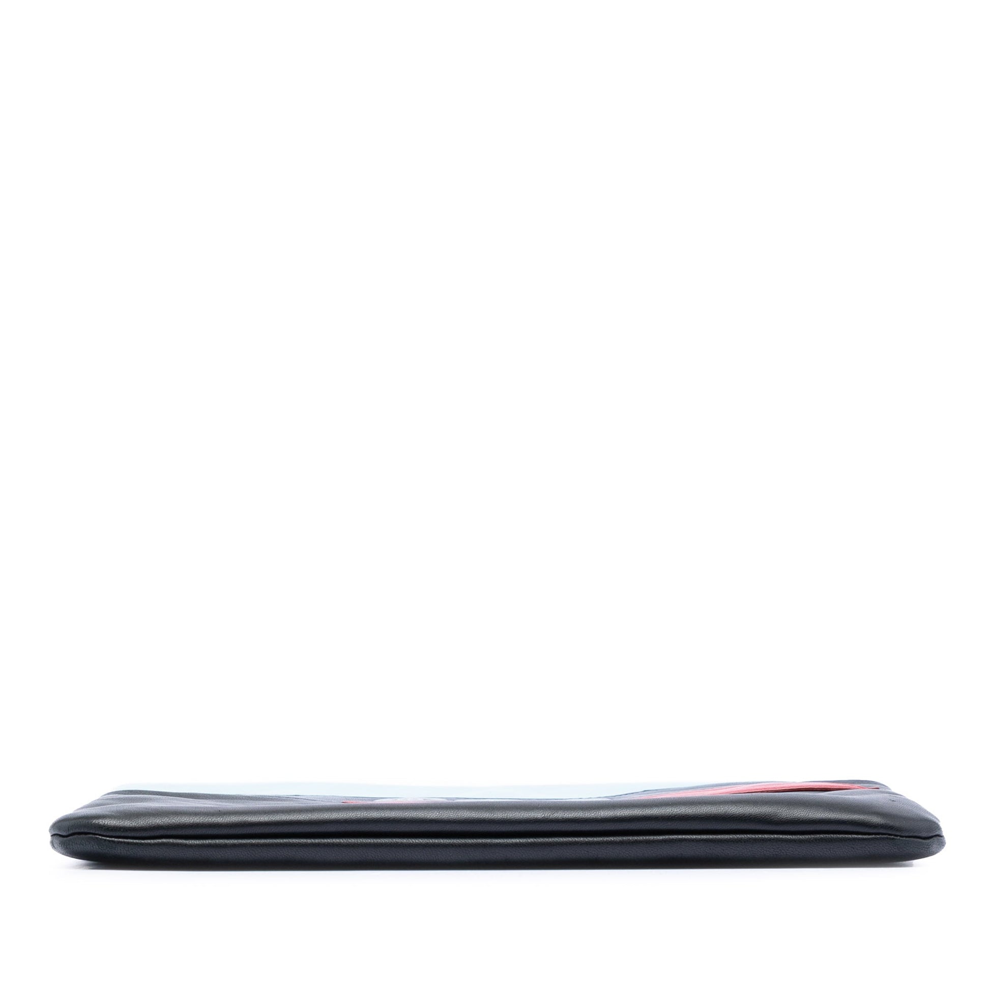 Medium Lambskin Airlines O Case Clutch