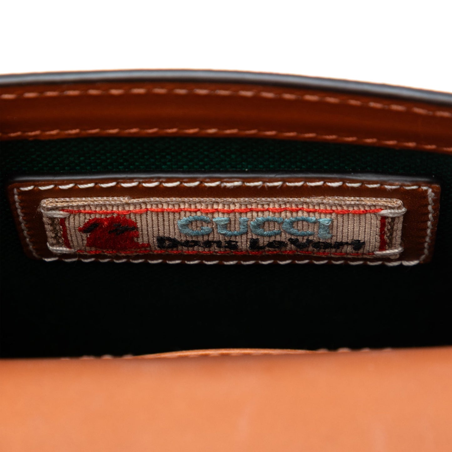Gucci Dans Le Vert GG Supreme Web Phone Holder Crossbody