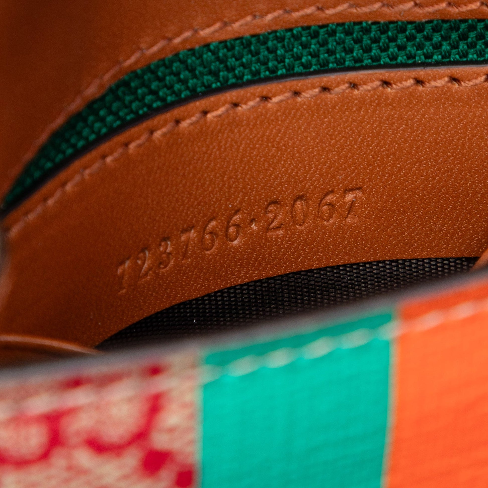 Gucci Dans Le Vert GG Supreme Web Phone Holder Crossbody