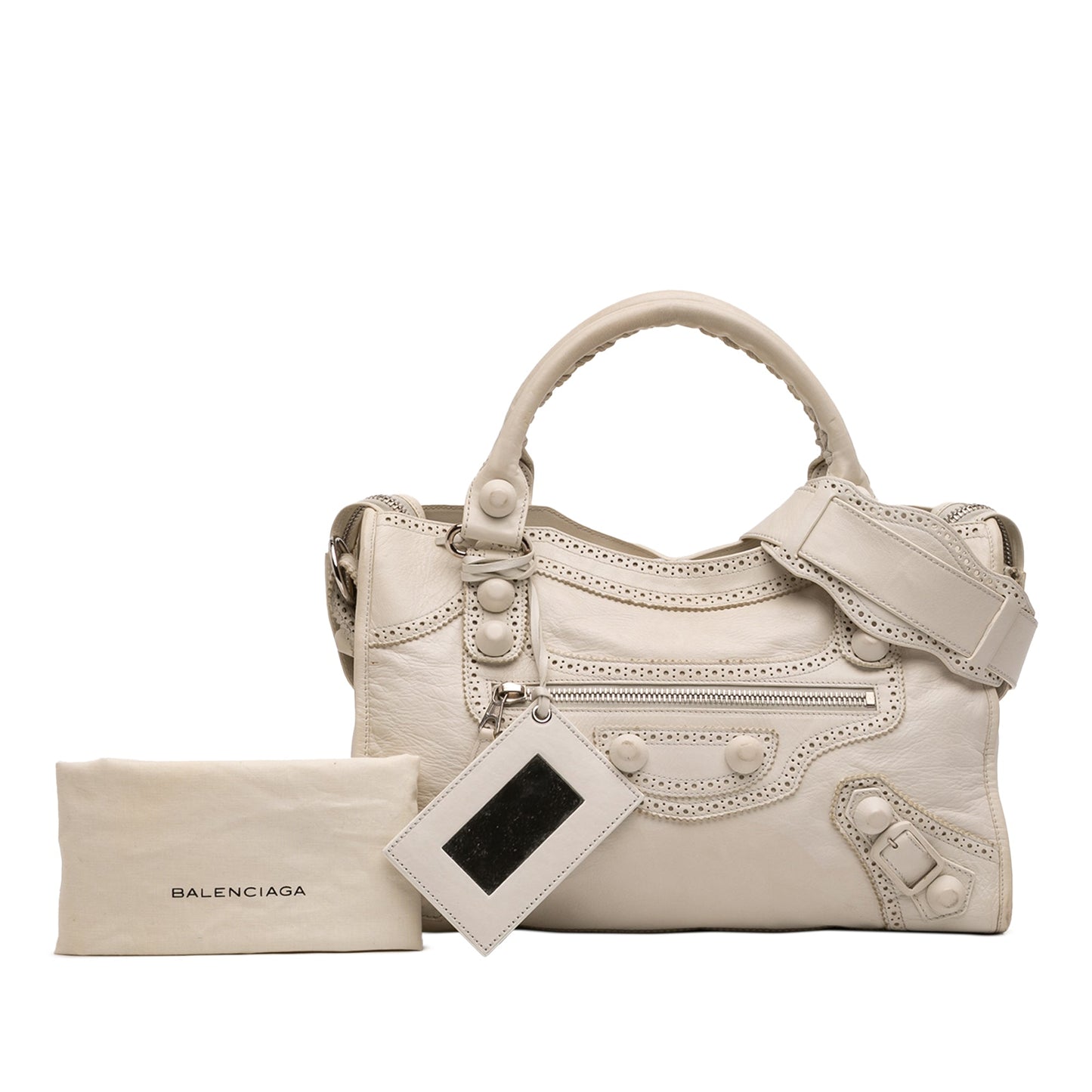 Lambskin Motocross Giant Brogues City Satchel