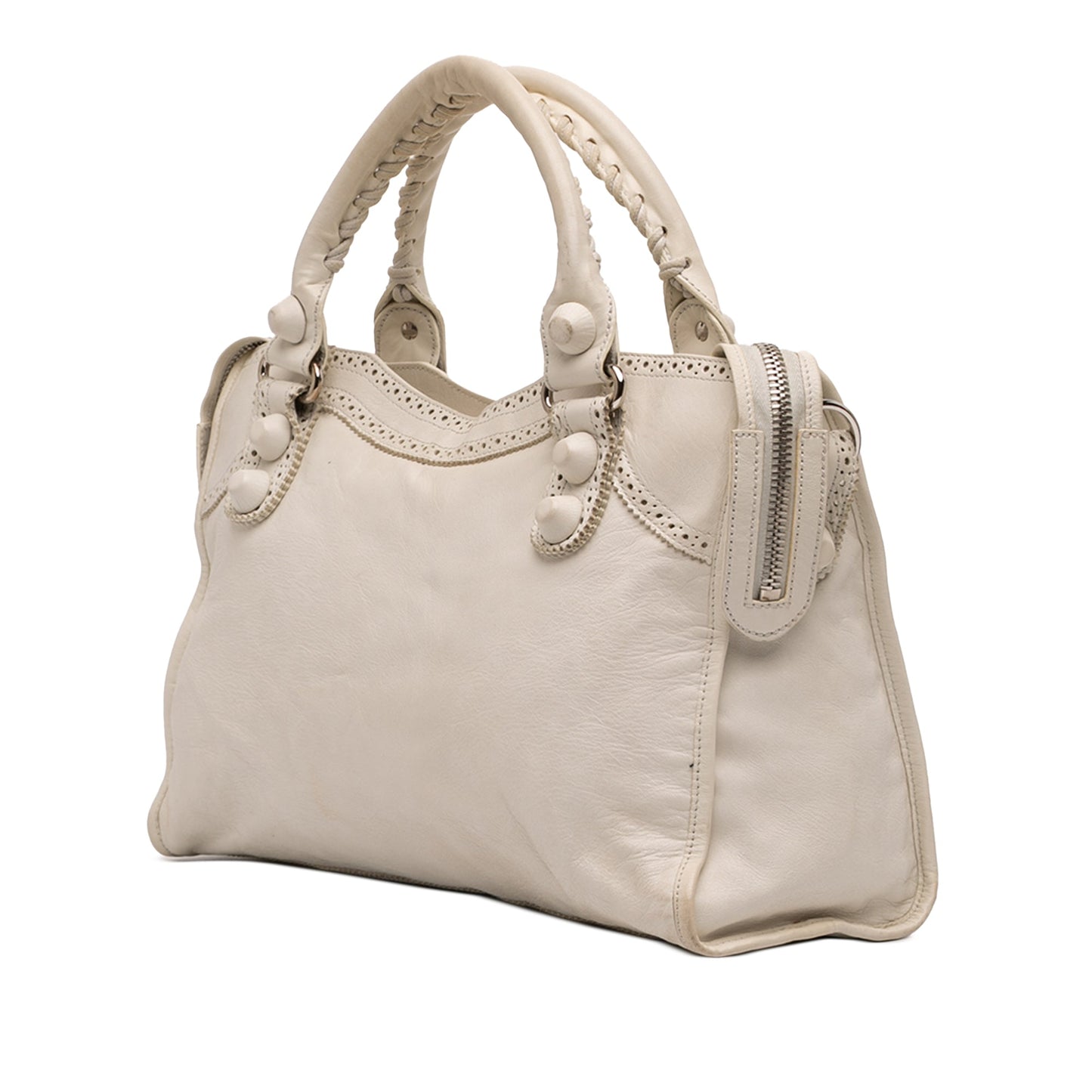 Lambskin Motocross Giant Brogues City Satchel