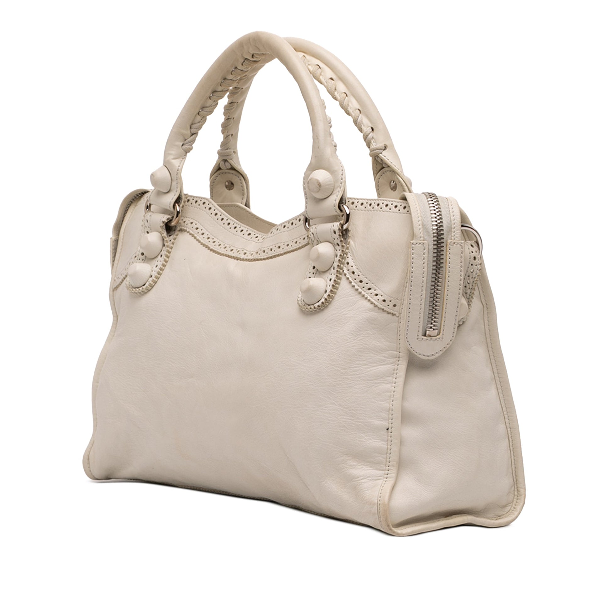 Lambskin Motocross Giant Brogues City Satchel