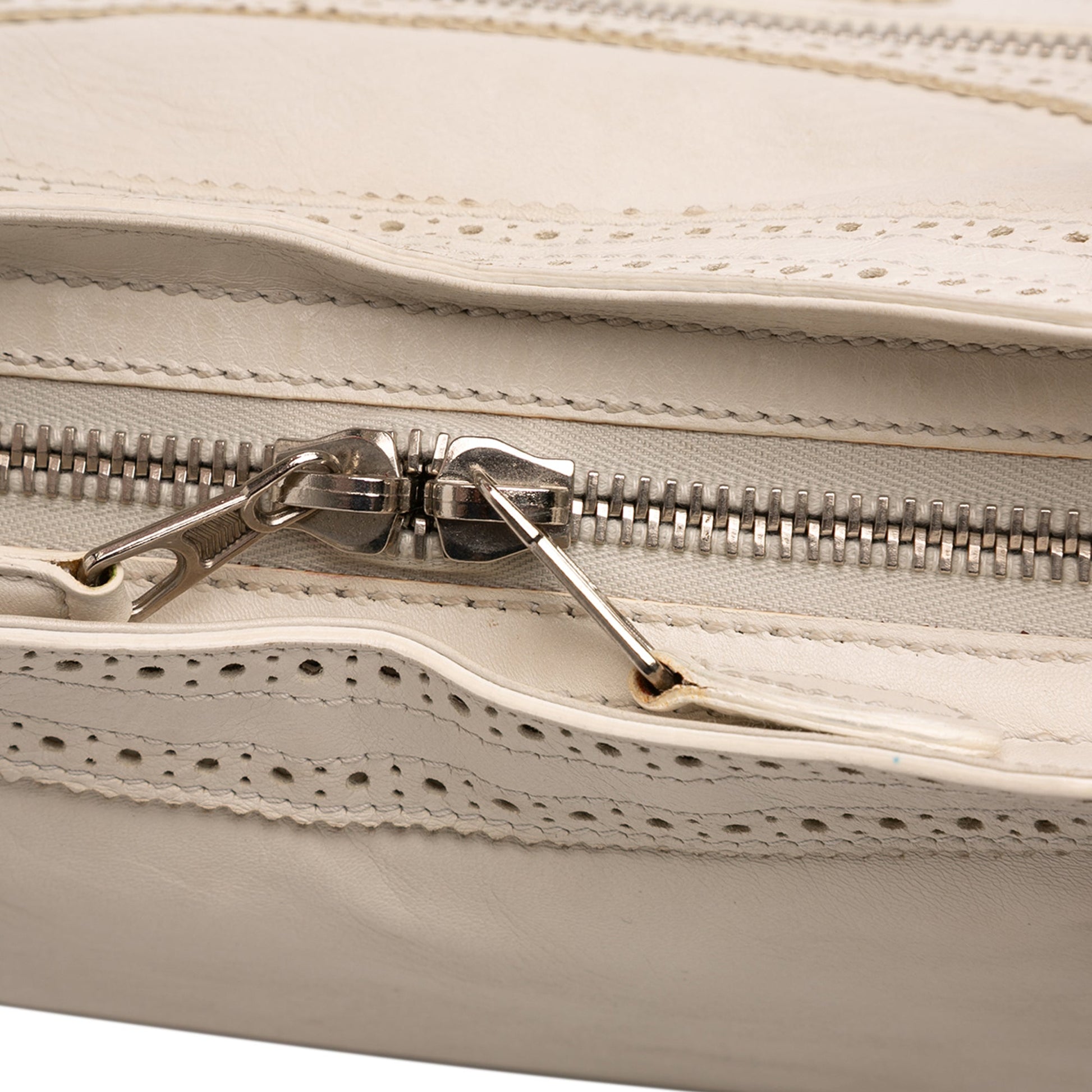 Lambskin Motocross Giant Brogues City Satchel