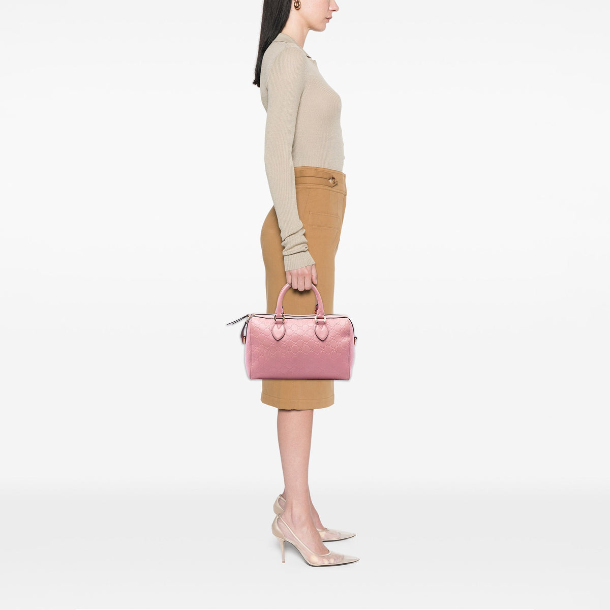 Gucci Guccissima Boston Bag
