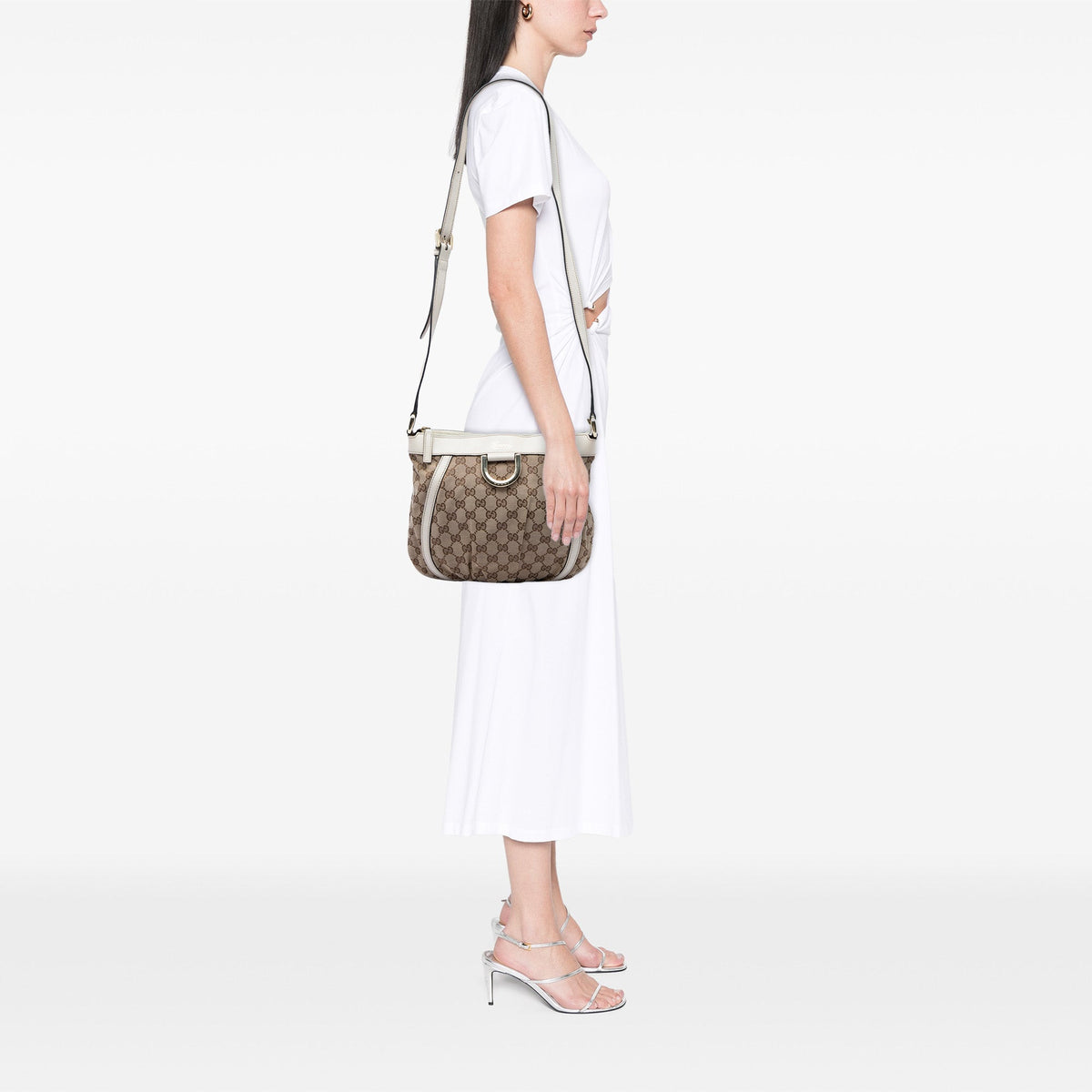 Gucci GG Canvas Abbey D Ring Crossbody