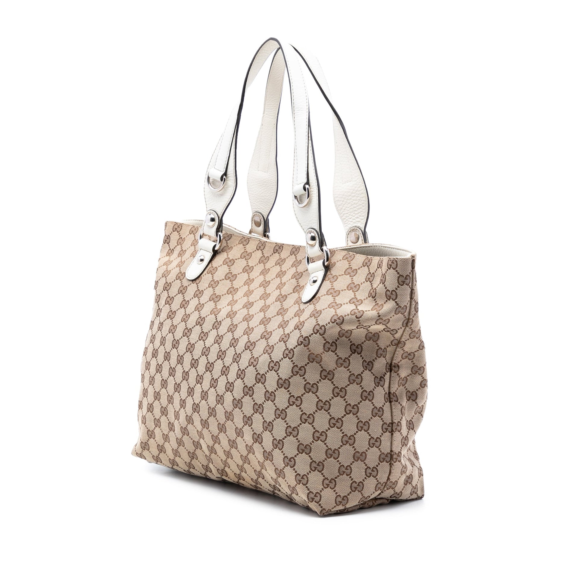 Gucci Medium GG Canvas Icon Bit Tote