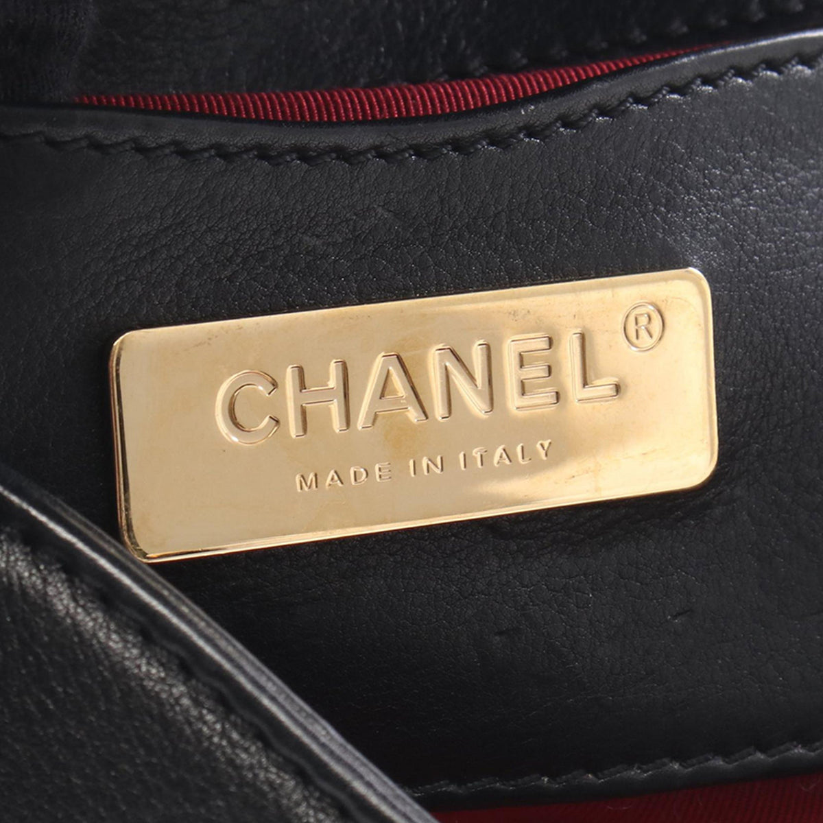 Chanel Small Quilted Calfskin Underline Flap — Black