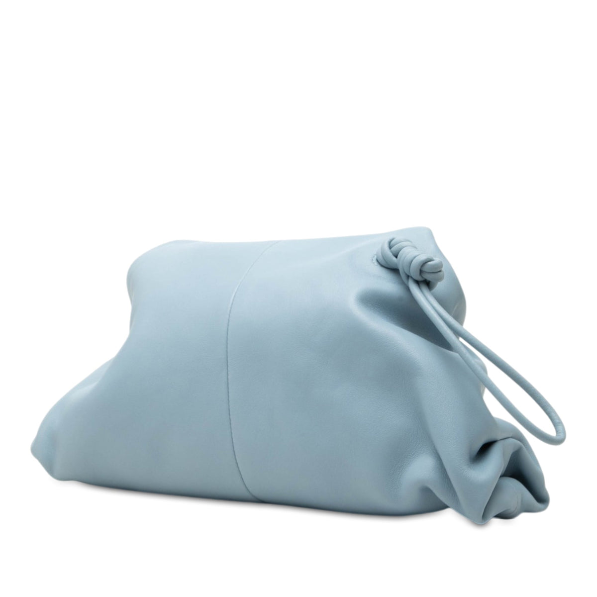 Bottega Veneta Leather BV Trine Angular Clutch