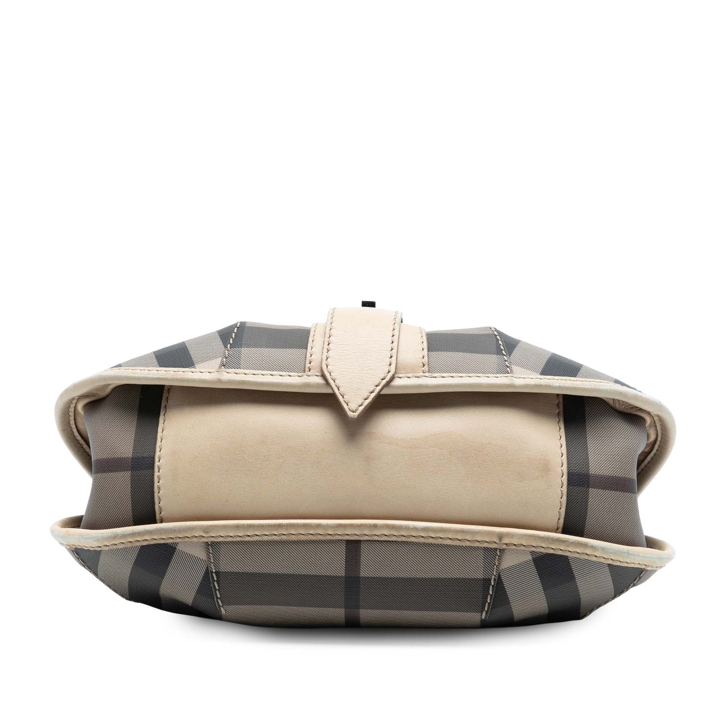 Burberry Smoked Check Coated Canvas Crossbody