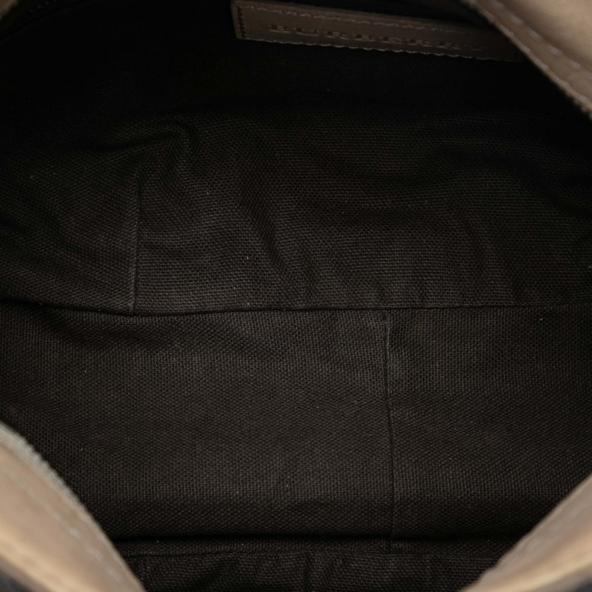 Burberry Smoked Check Coated Canvas Crossbody