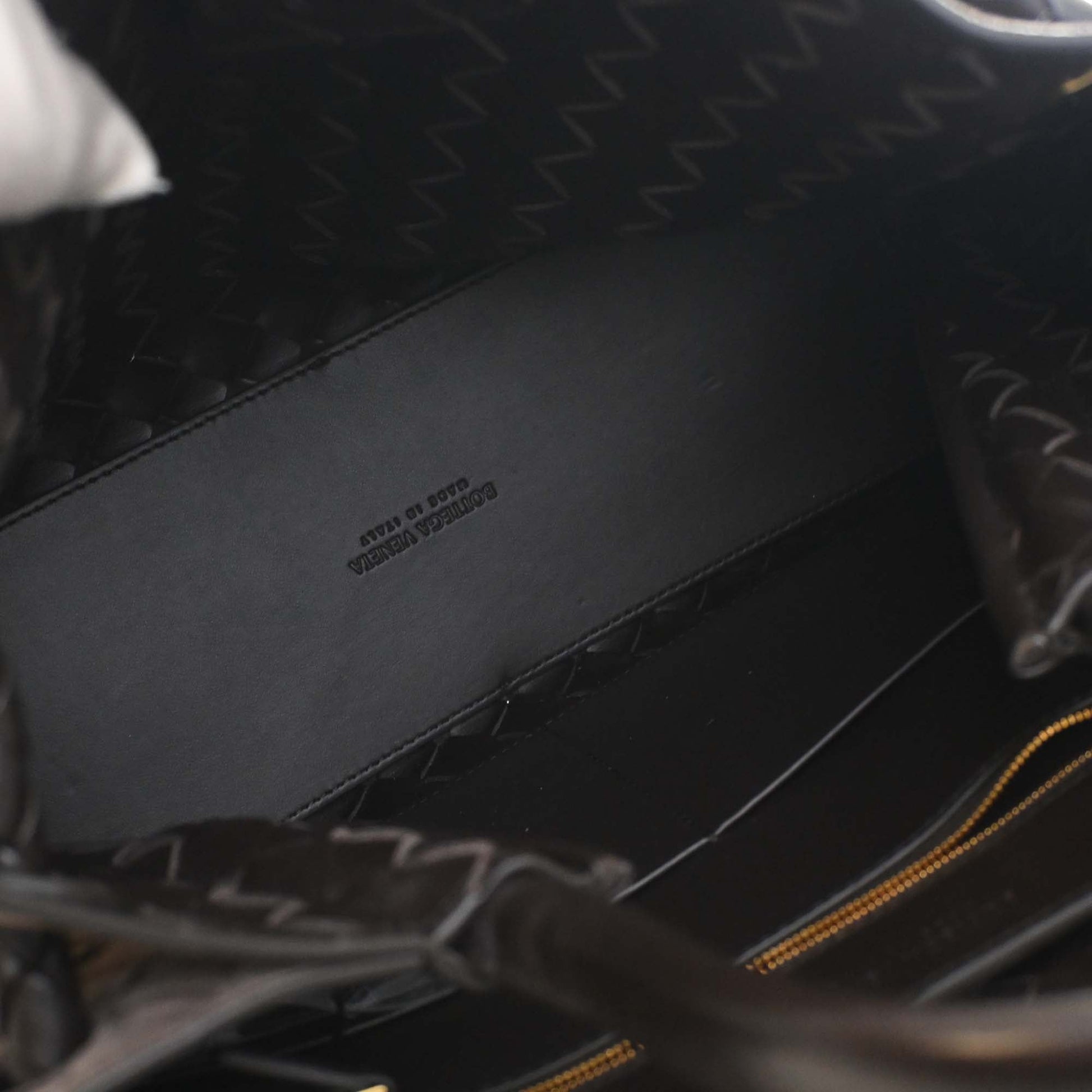Bottega Veneta Medium Suede Intrecciato Andiamo Bag