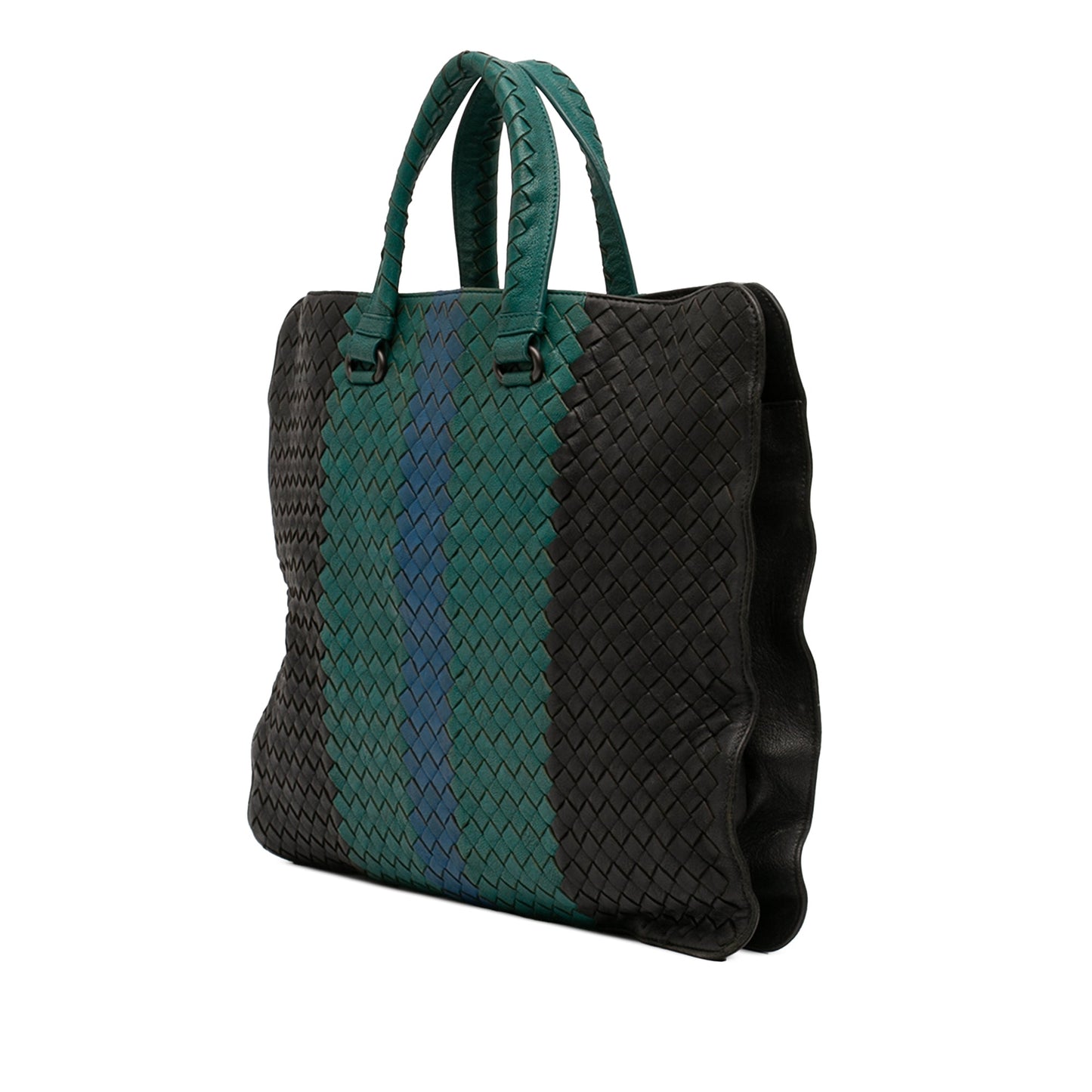 Bottega Veneta Nappa Intrecciato Club Fume Briefcase