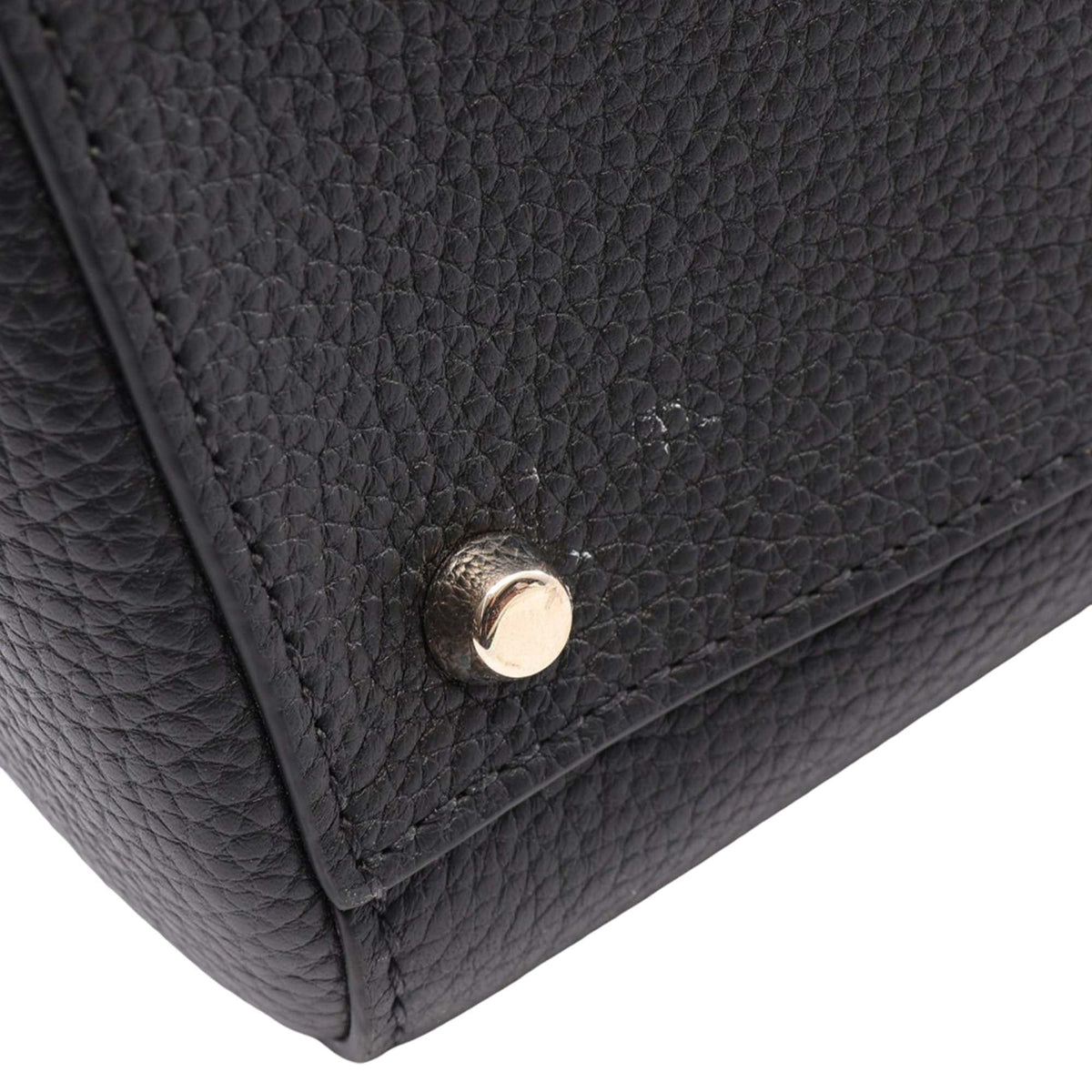 Dior Large Leather Diorissimo Satchel — Black