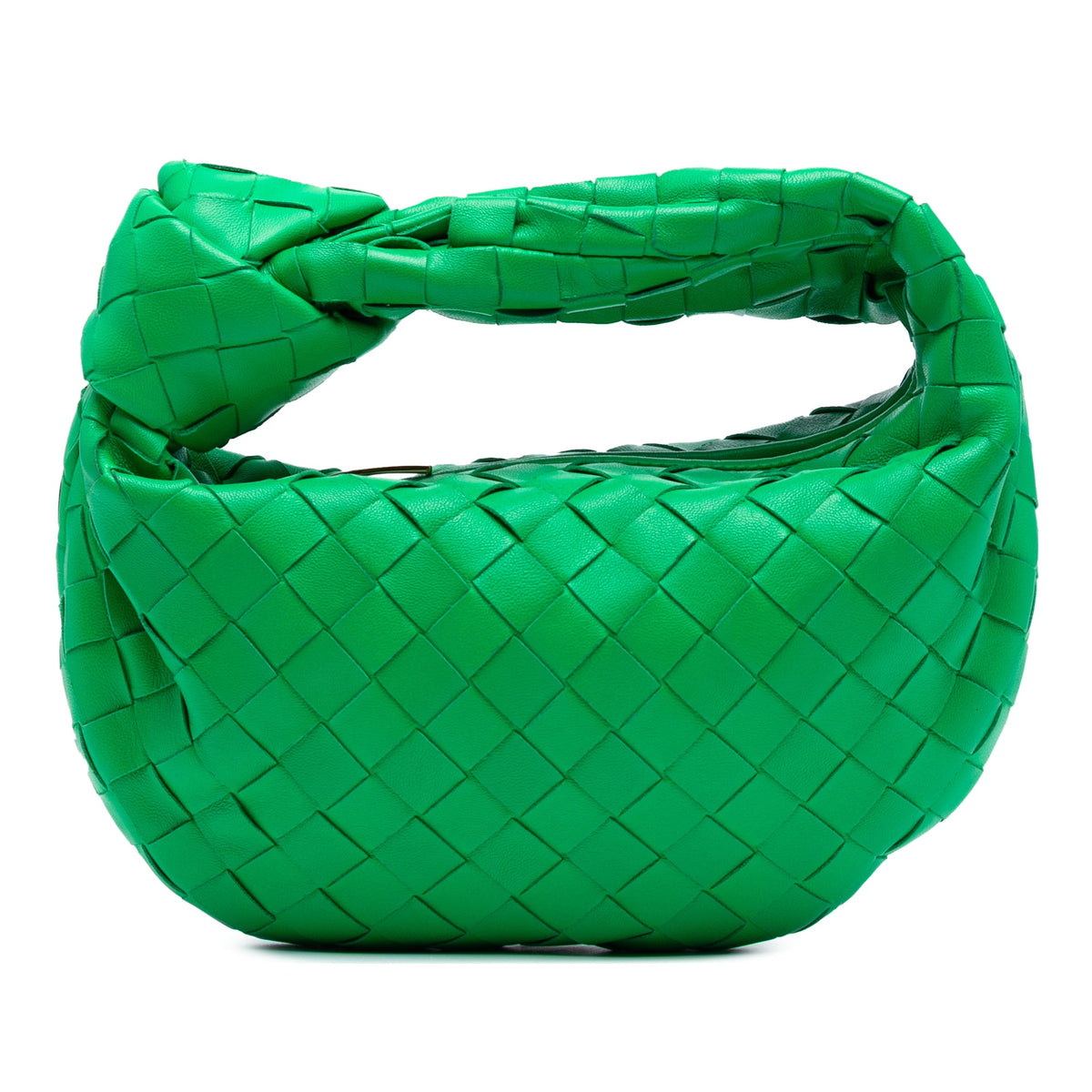 Bottega Veneta Mini Nappa Intrecciato Jodie — Green
