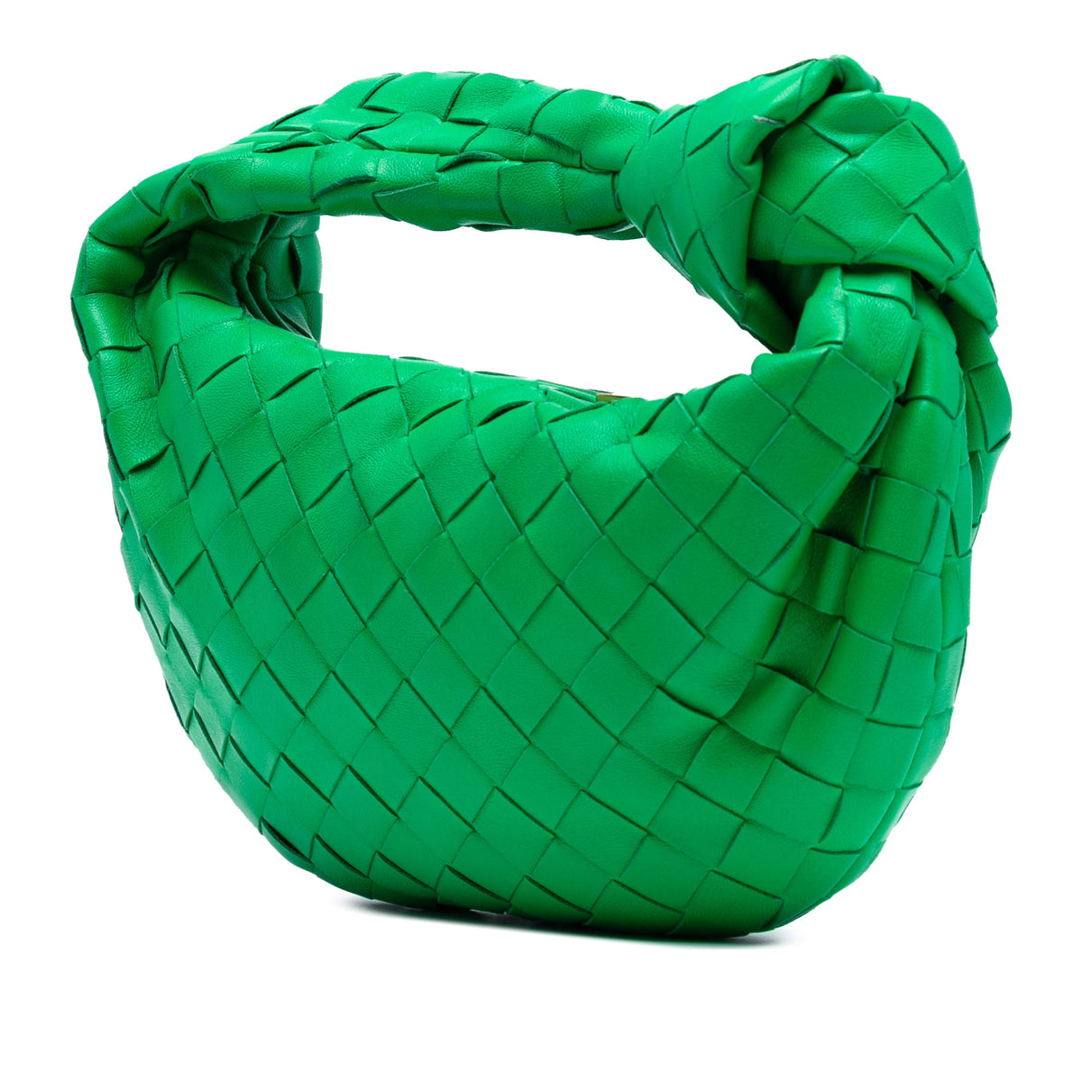 Bottega Veneta Mini Nappa Intrecciato Jodie — Green