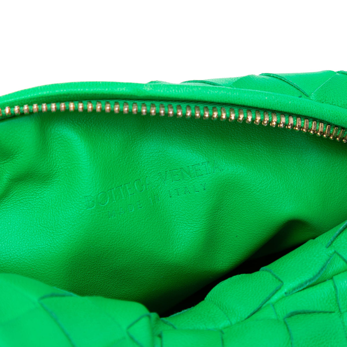 Bottega Veneta Mini Nappa Intrecciato Jodie — Green