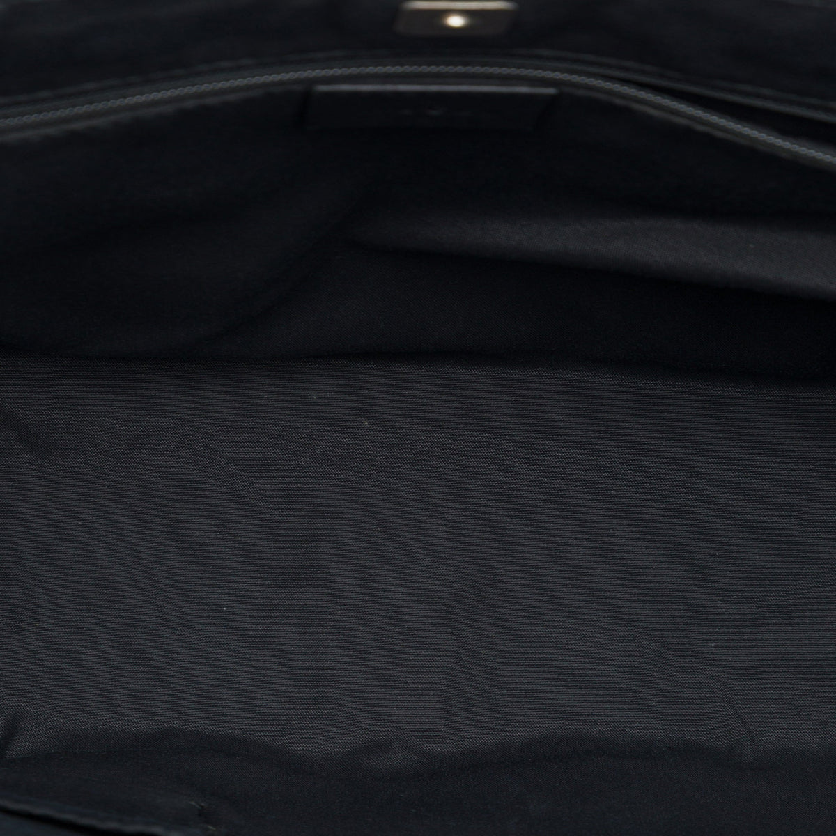 Gucci GG Denim Abbey D Ring Pocket Tote — Gray