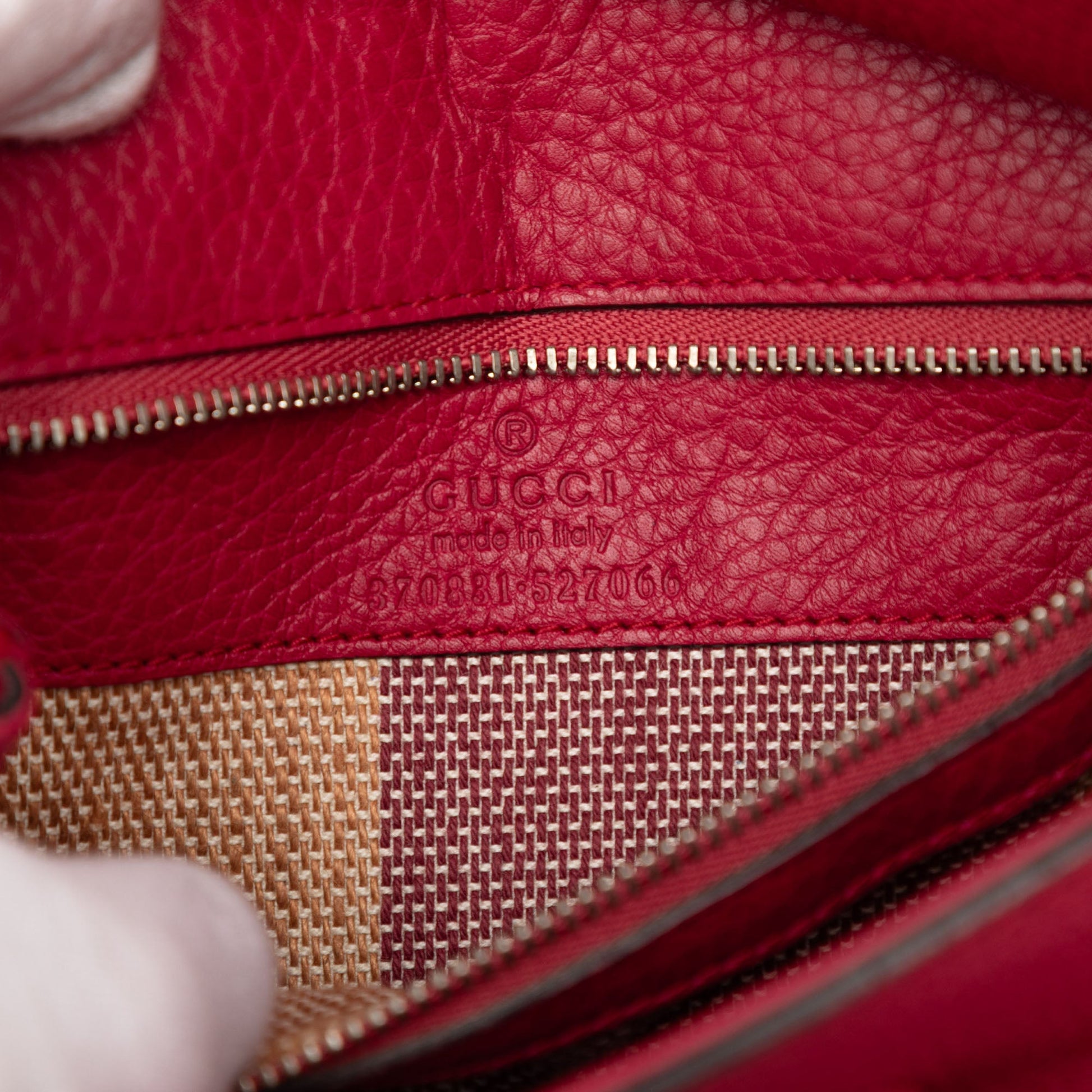 Gucci Small Calfskin Bamboo Daily Satchel