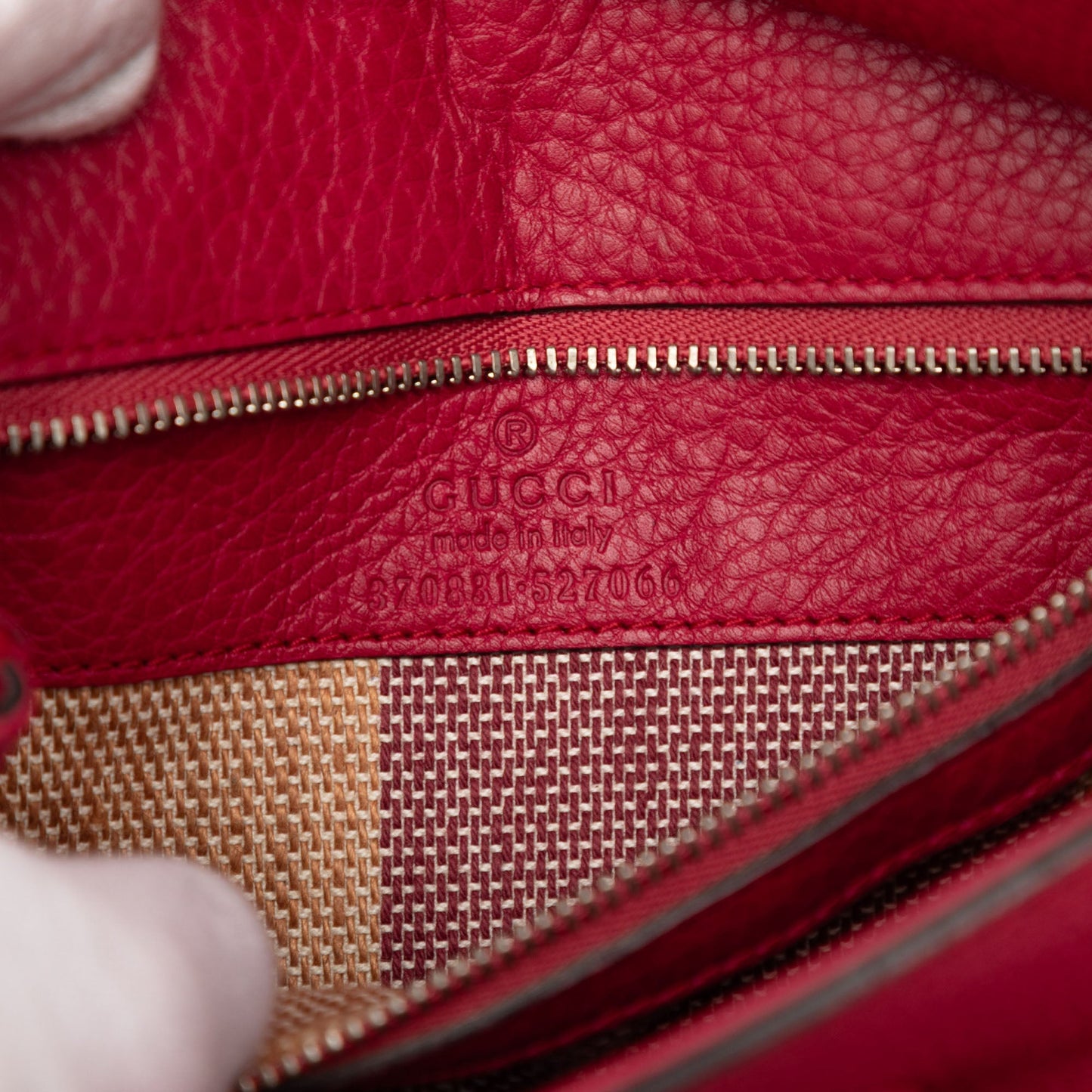 Gucci Small Calfskin Bamboo Daily Satchel