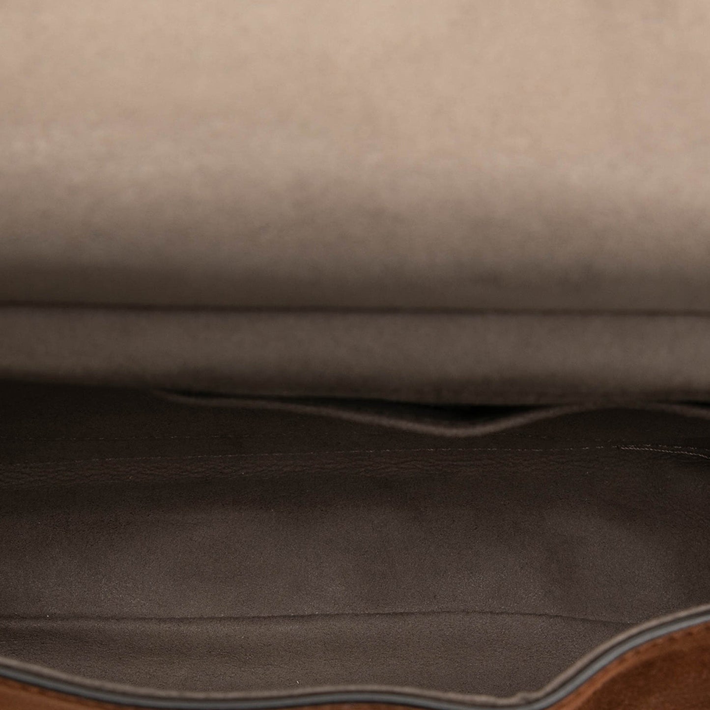 Fendi Printed Satin and Suede Double F Baguette Satchel