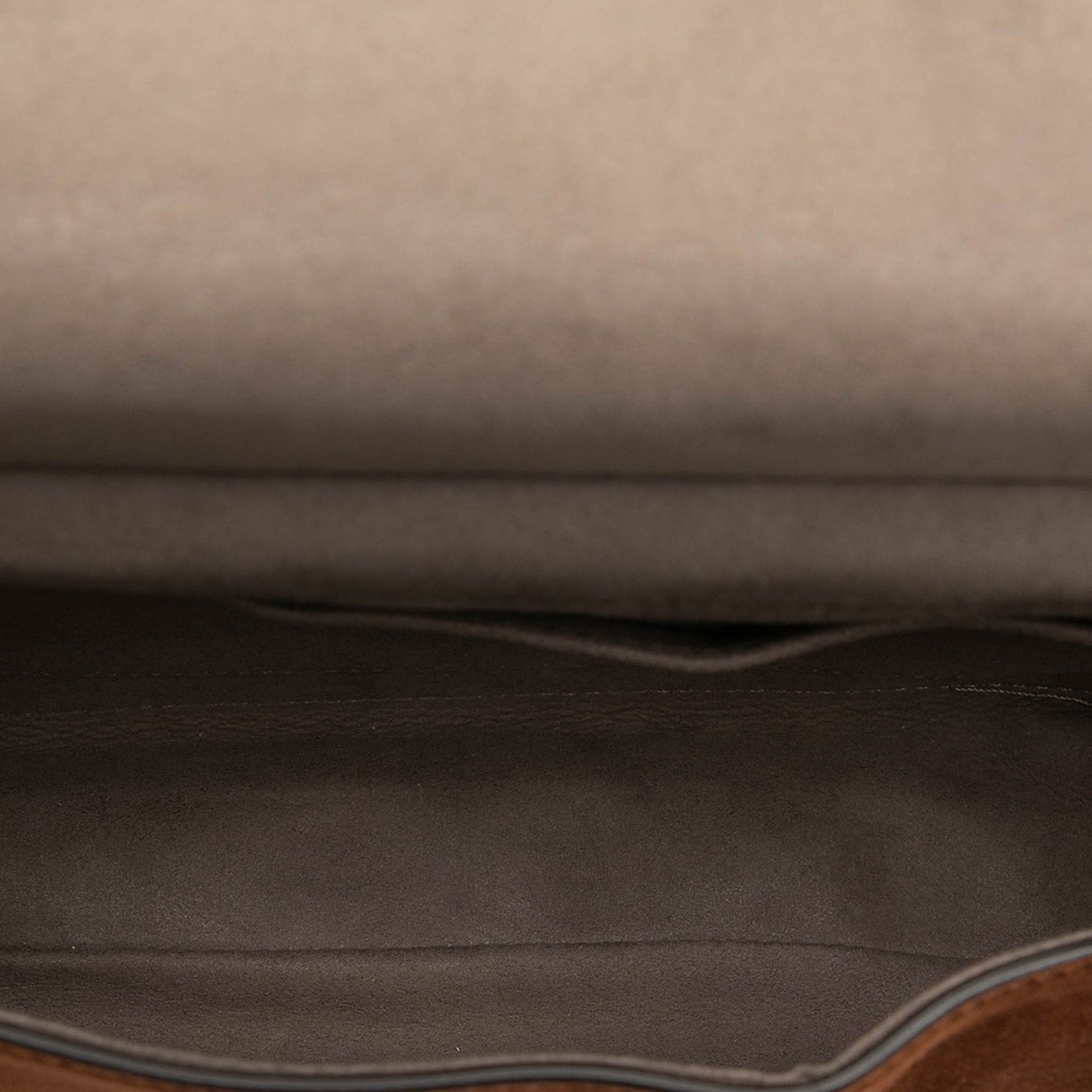 Fendi Printed Satin and Suede Double F Baguette Satchel