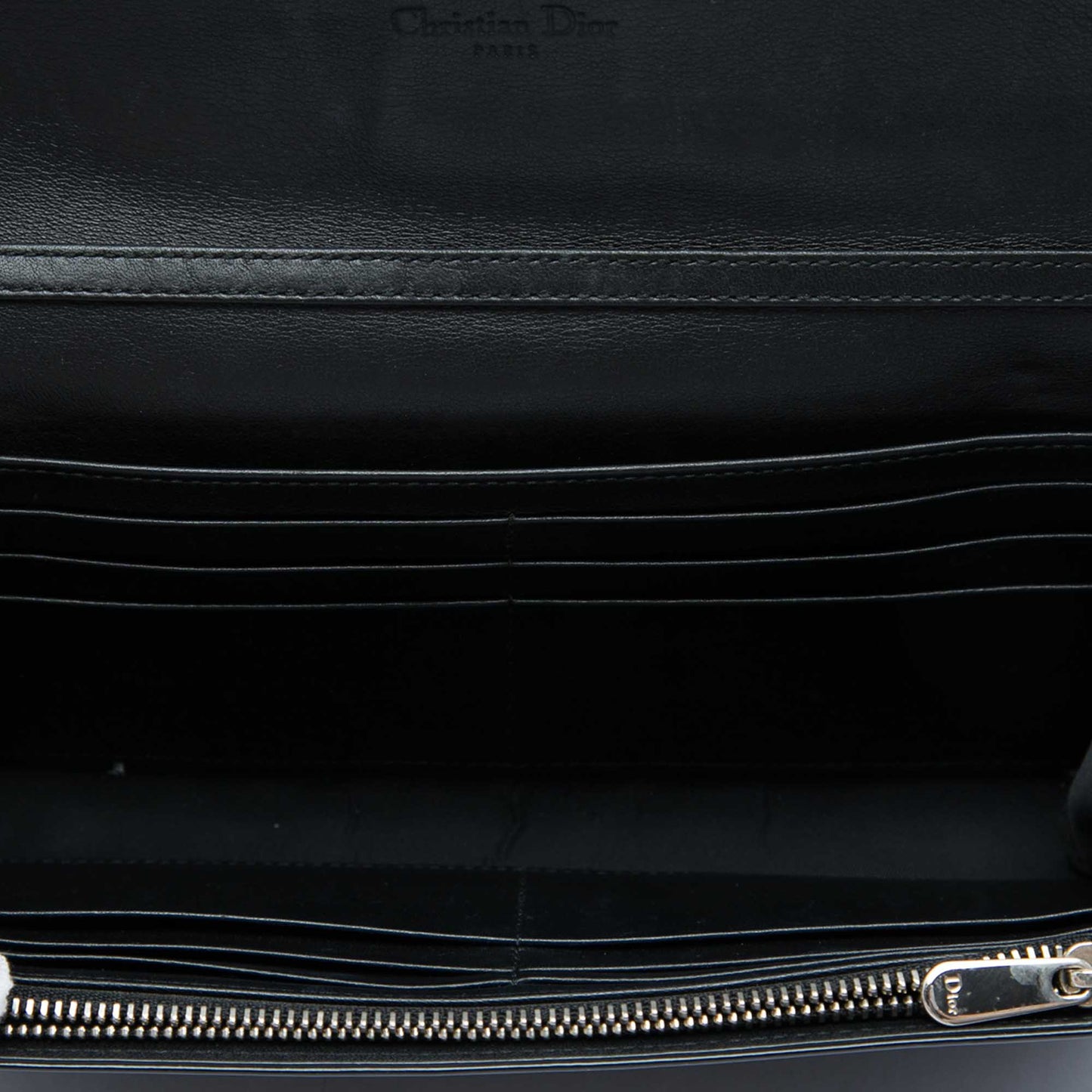 Dior Patent Cannage Lady Dior Wallet On Chain
