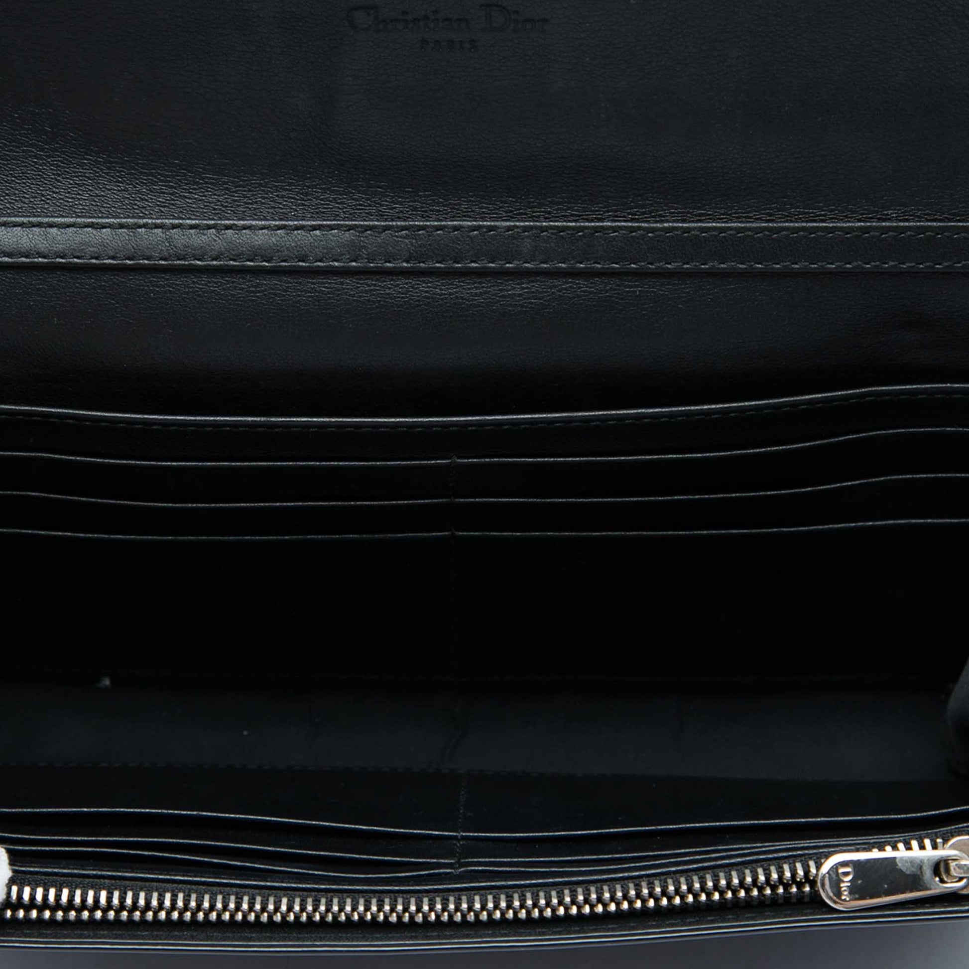 Dior Patent Cannage Lady Dior Wallet On Chain