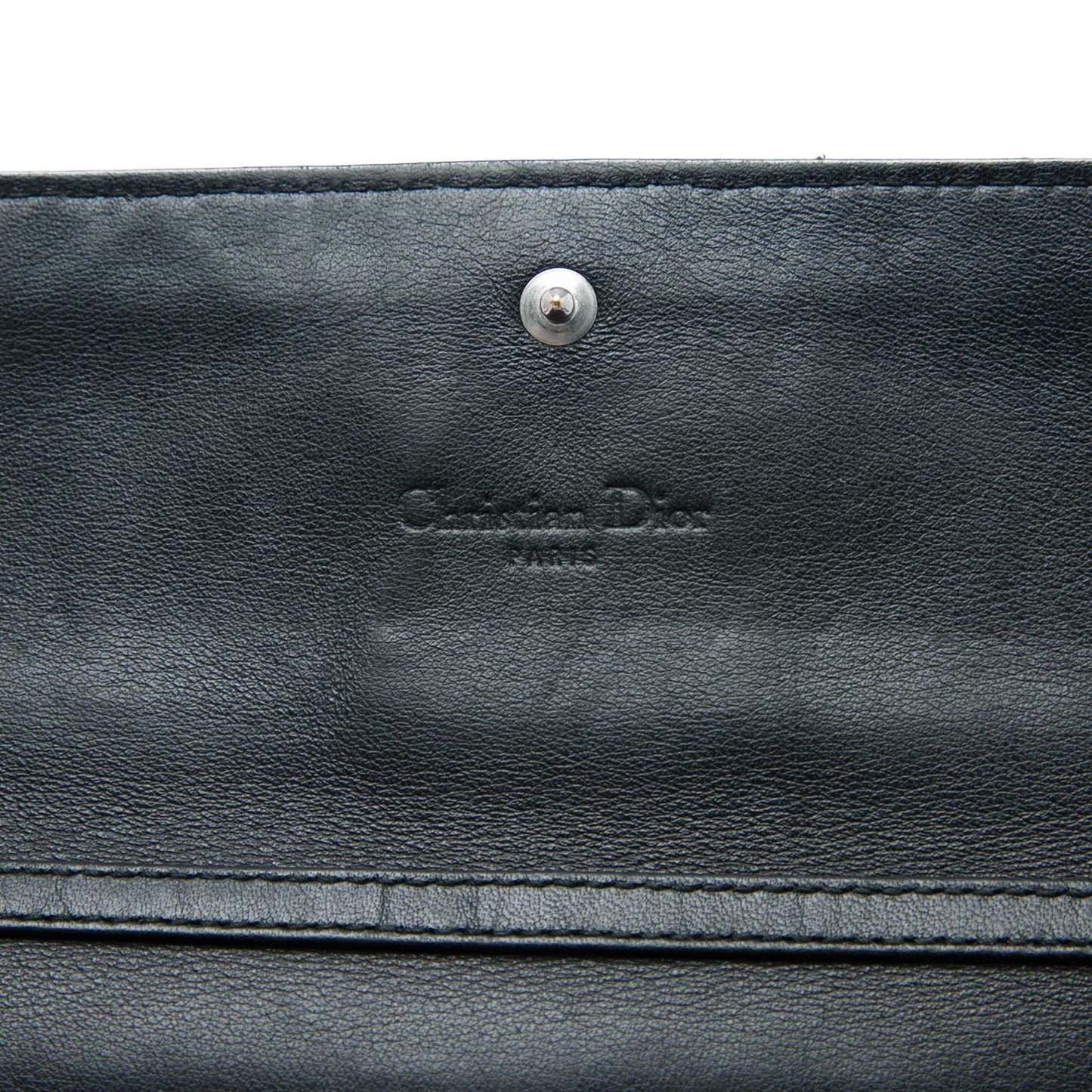 Dior Patent Cannage Lady Dior Wallet On Chain